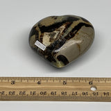 0.440 lbs, 2.4"x2.6"x1.5" Septarian Nodules Heart Polished Healing Crystal, B310