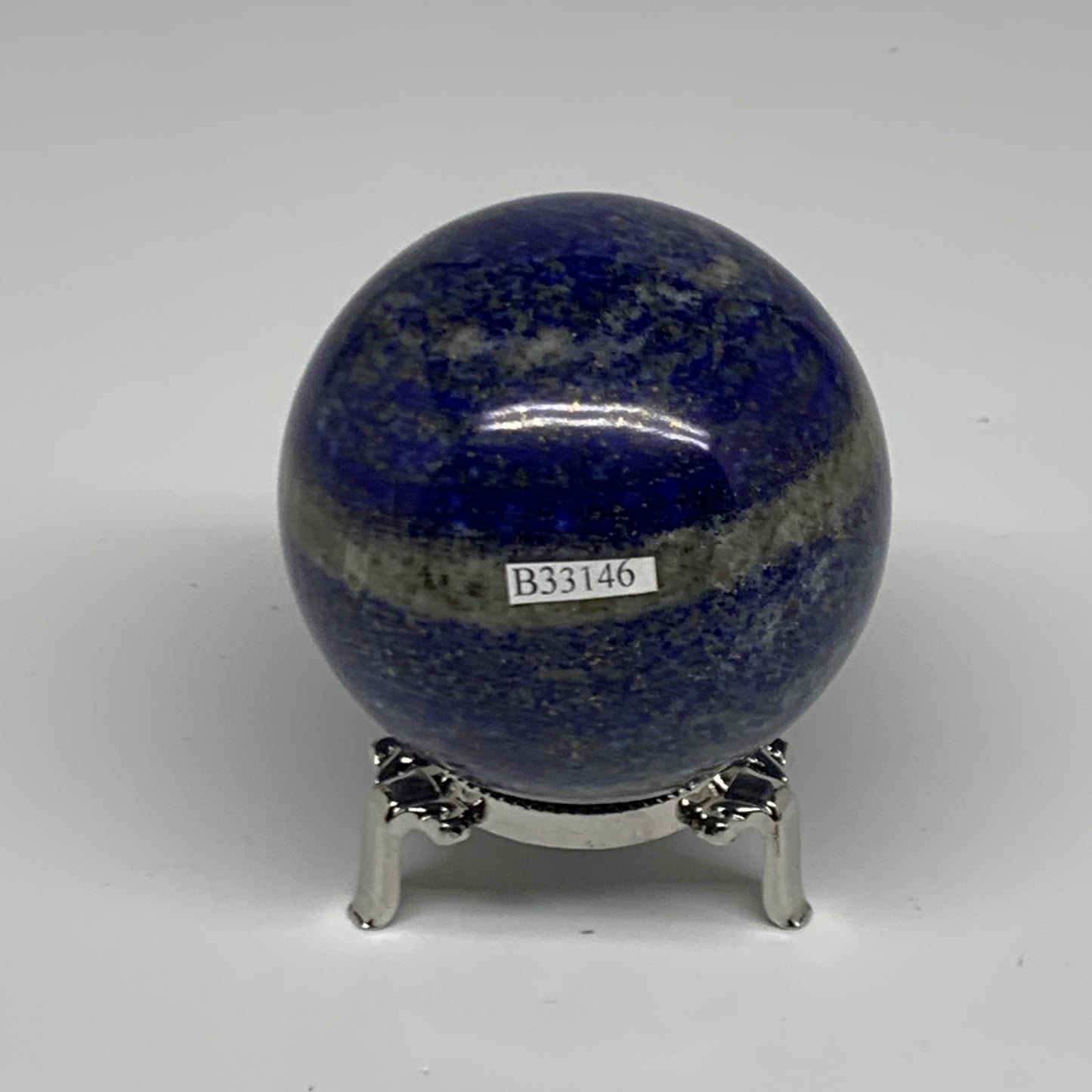 1.14 lbs, 2.7" (69mm), Lapis Lazuli Sphere Ball Gemstone @Afghanistan, B33146