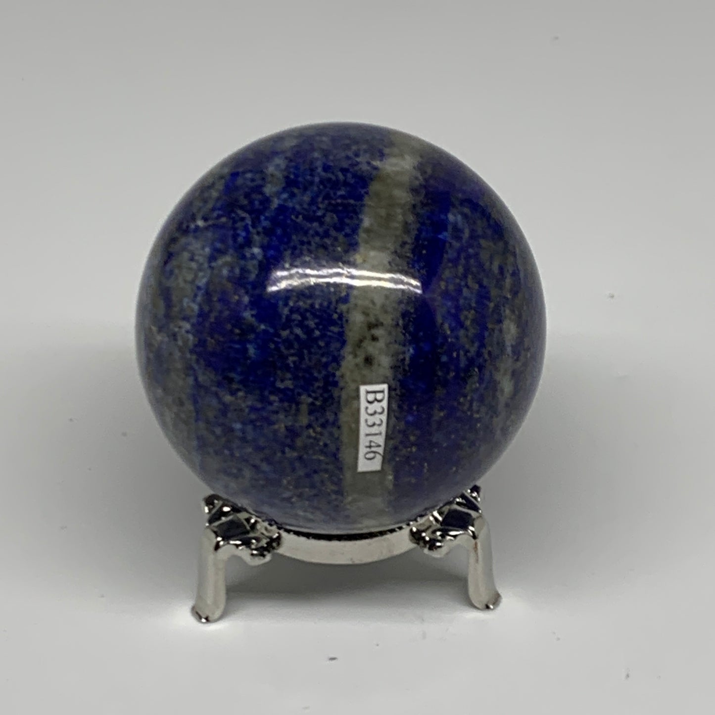 1.14 lbs, 2.7" (69mm), Lapis Lazuli Sphere Ball Gemstone @Afghanistan, B33146