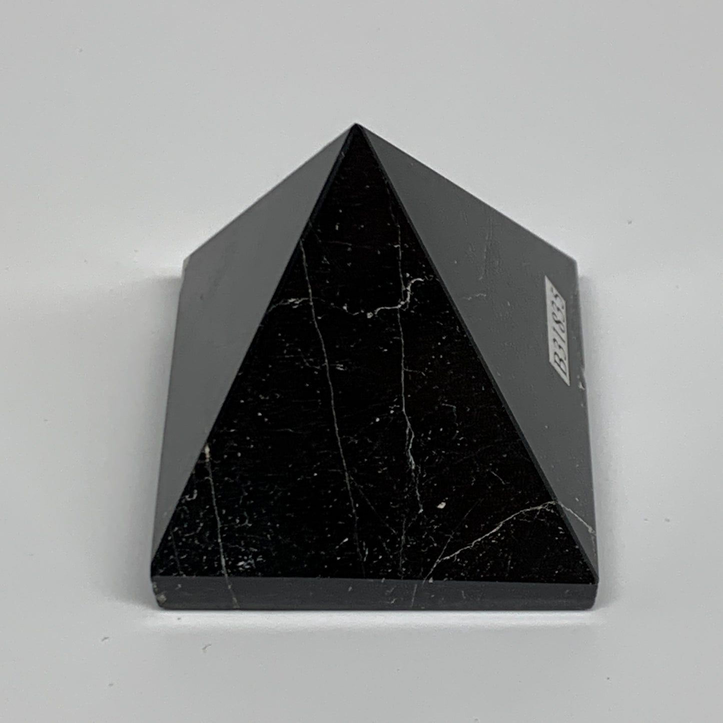 115.8g, 1.7"x1.7"x1.8", Black Tourmaline Pyramid Gemstone,Healing Crystal, B3183
