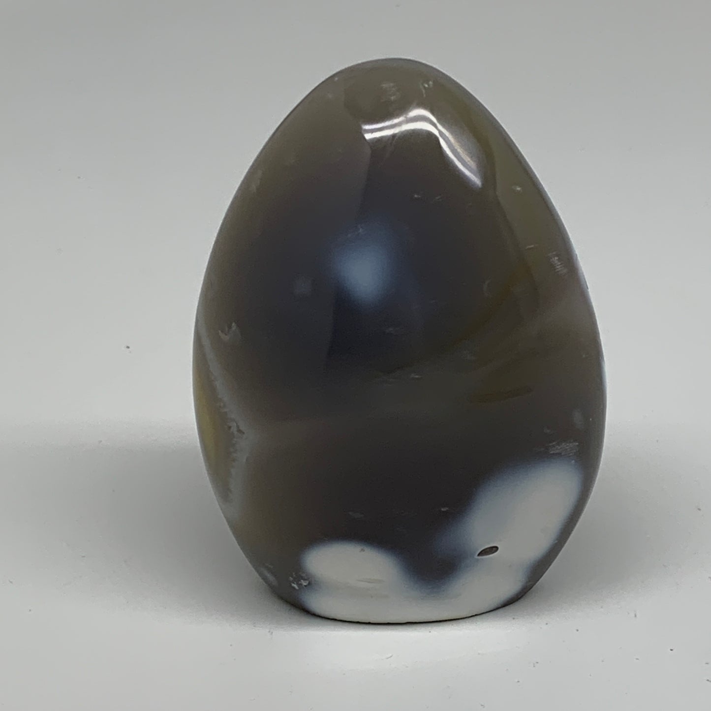 0.84 lbs, 3.6"x2.6"x1.8" Orca Agate Freeform Reiki Energy Crystal Reiki, B37504