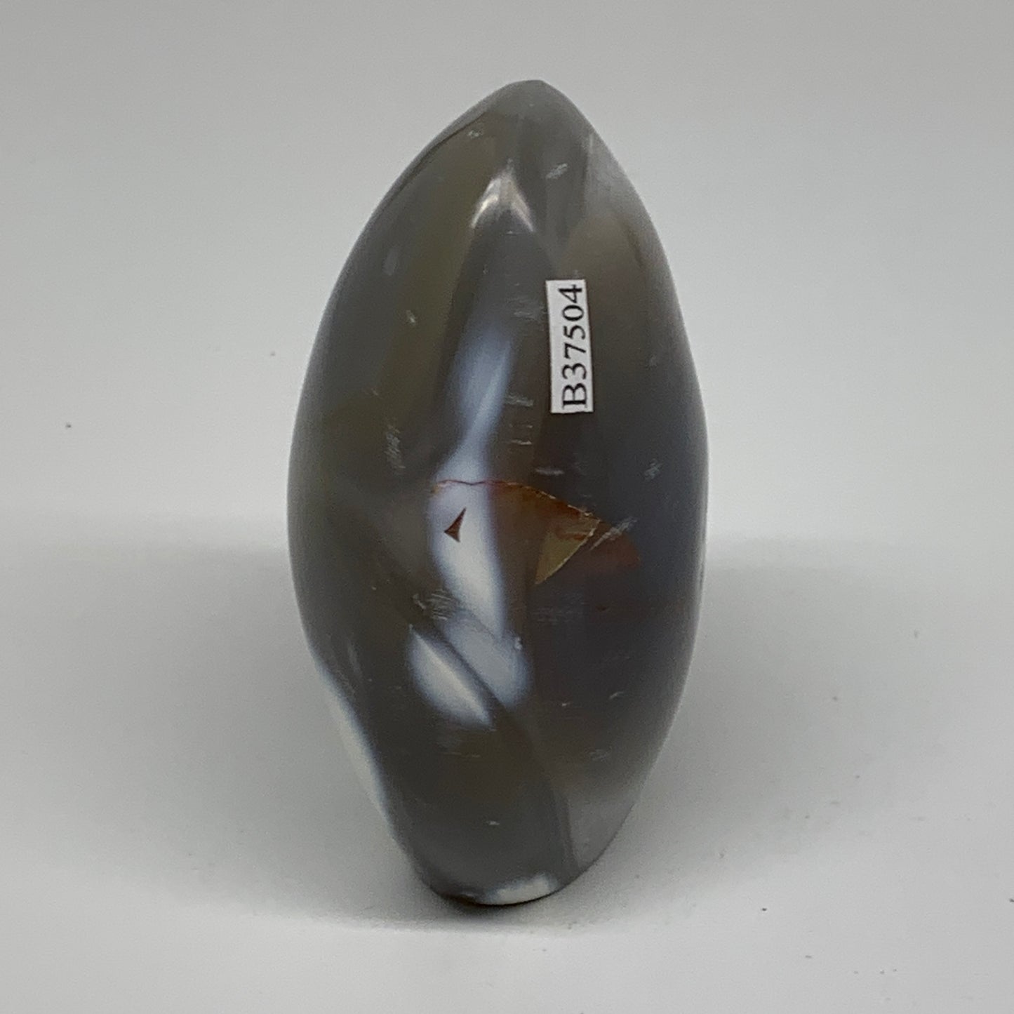 0.84 lbs, 3.6"x2.6"x1.8" Orca Agate Freeform Reiki Energy Crystal Reiki, B37504