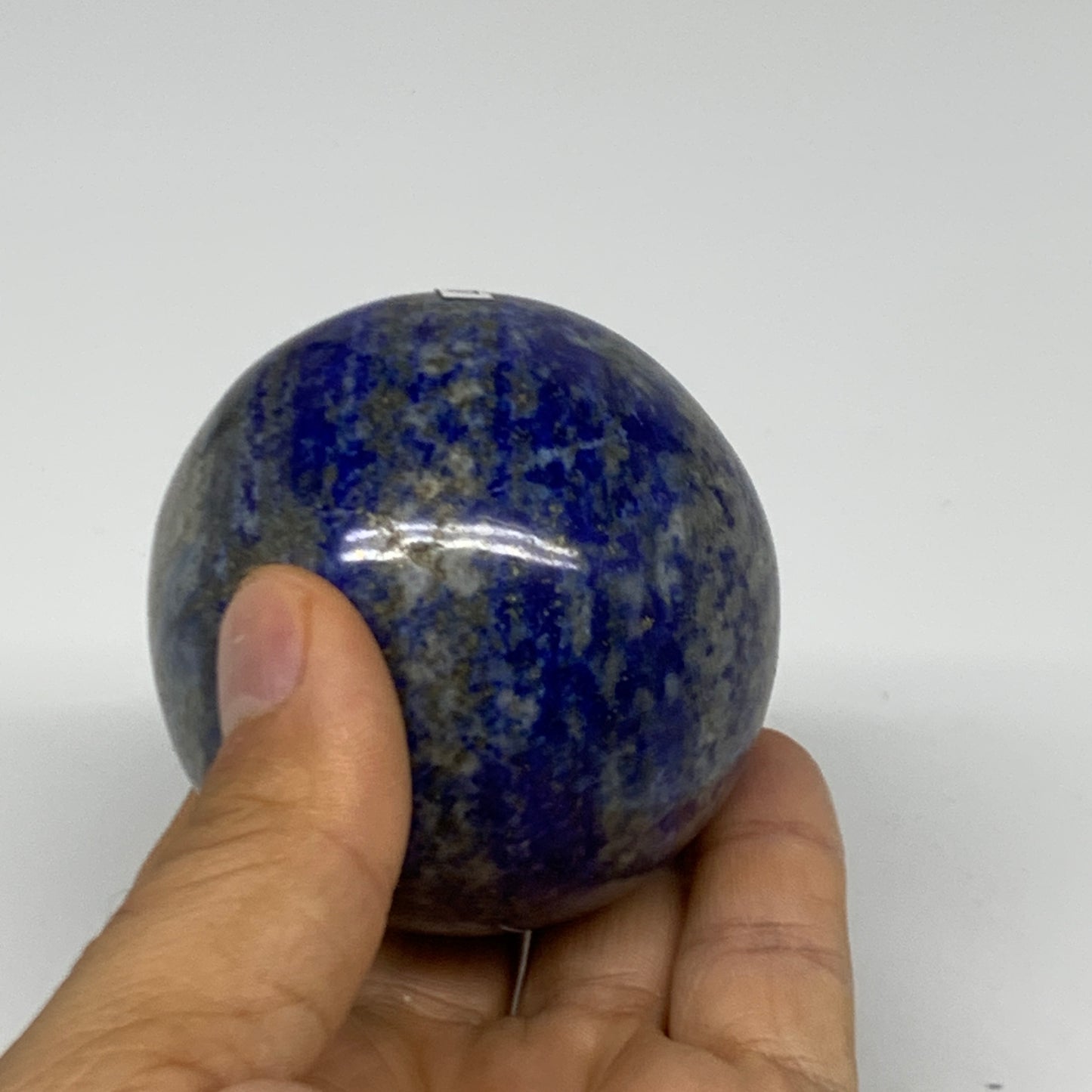 0.78 lbs, 2.4" (60mm), Lapis Lazuli Sphere Ball Gemstone @Afghanistan, B33147