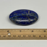 91.3g,2.6"x1.7"x0.7", Natural Lapis Lazuli Palm Stone @Afghanistan, B30315
