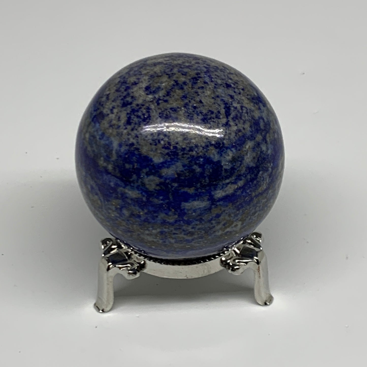 0.78 lbs, 2.4" (60mm), Lapis Lazuli Sphere Ball Gemstone @Afghanistan, B33147