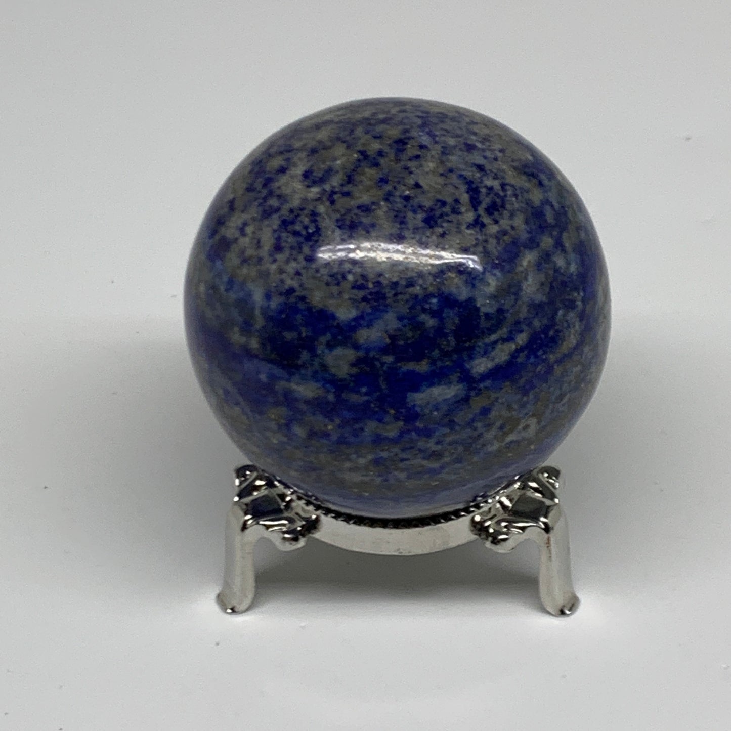 0.78 lbs, 2.4" (60mm), Lapis Lazuli Sphere Ball Gemstone @Afghanistan, B33147