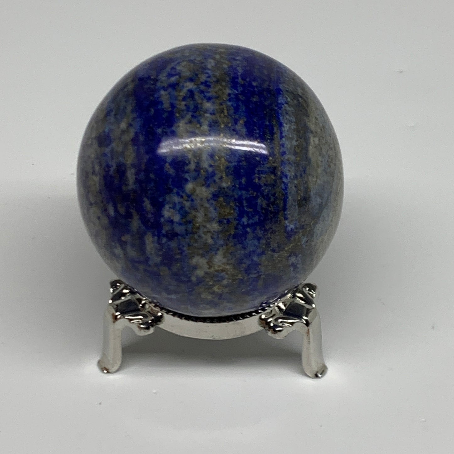 0.78 lbs, 2.4" (60mm), Lapis Lazuli Sphere Ball Gemstone @Afghanistan, B33147