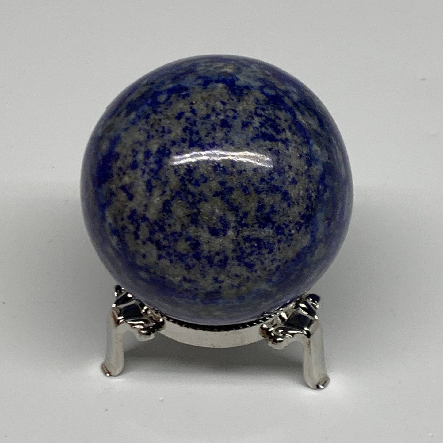 0.78 lbs, 2.4" (60mm), Lapis Lazuli Sphere Ball Gemstone @Afghanistan, B33147