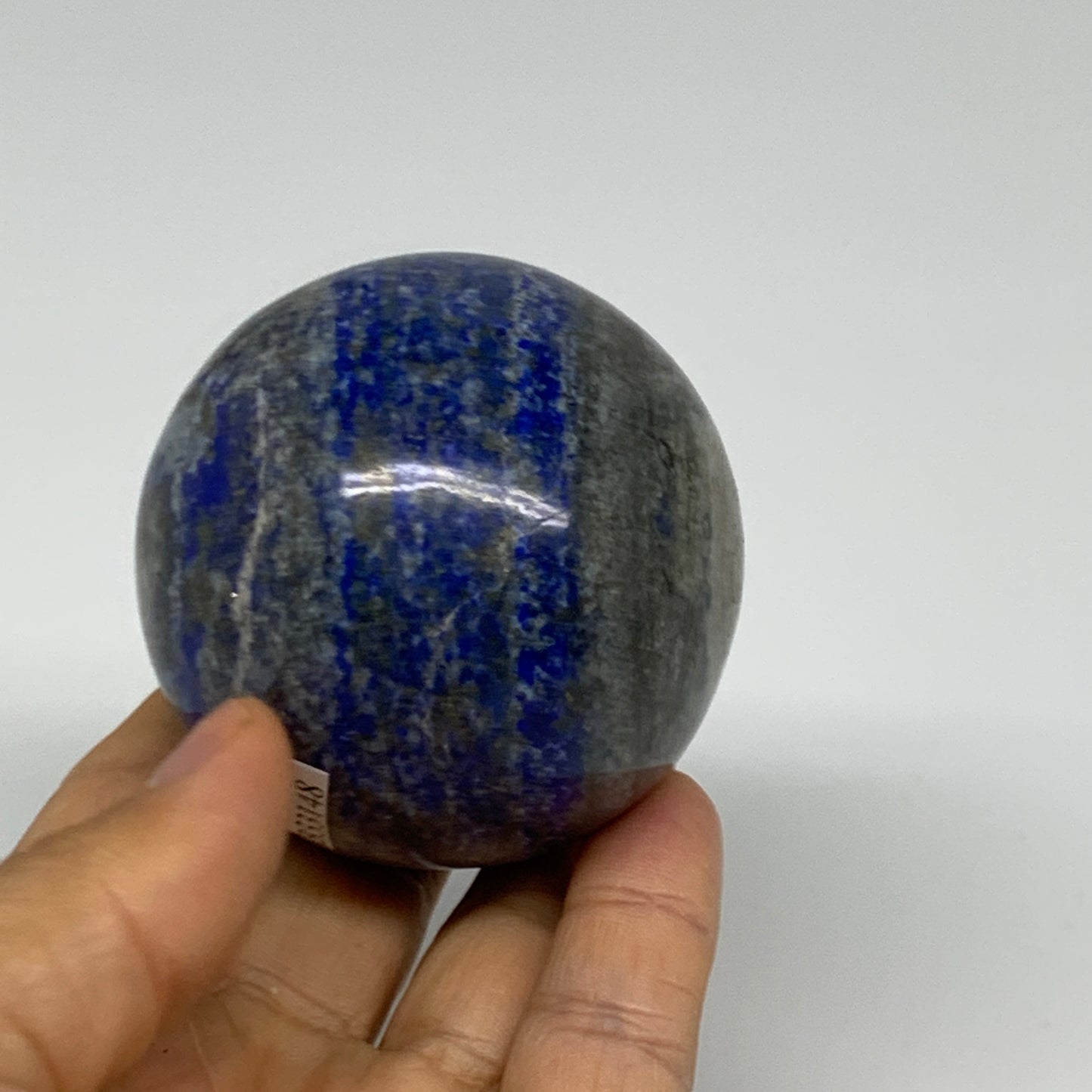 0.72 lbs, 2.3" (59mm), Lapis Lazuli Sphere Ball Gemstone @Afghanistan, B33148