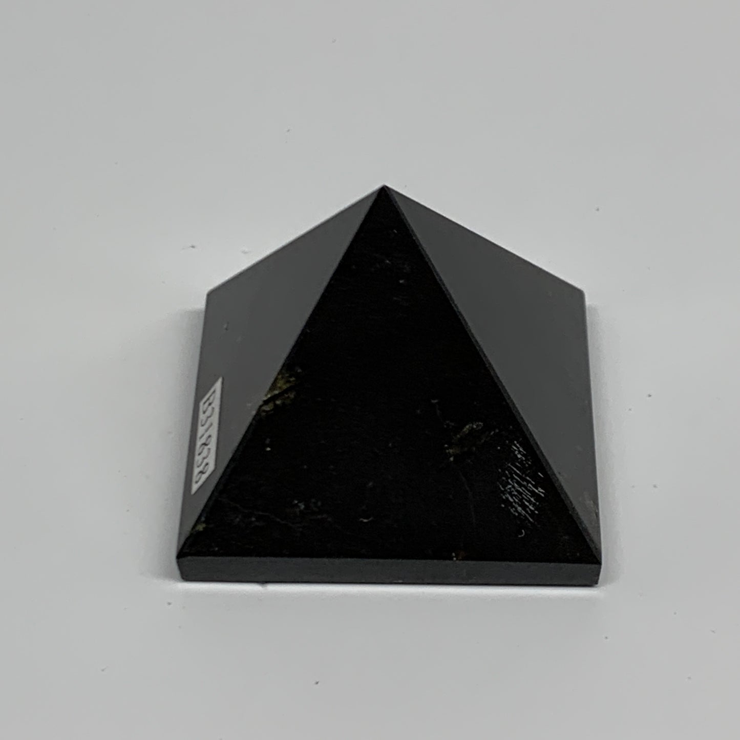 68.2g, 1.3"x1.5"x1.6", Black Tourmaline Pyramid Gemstone,Healing Crystal, B31838