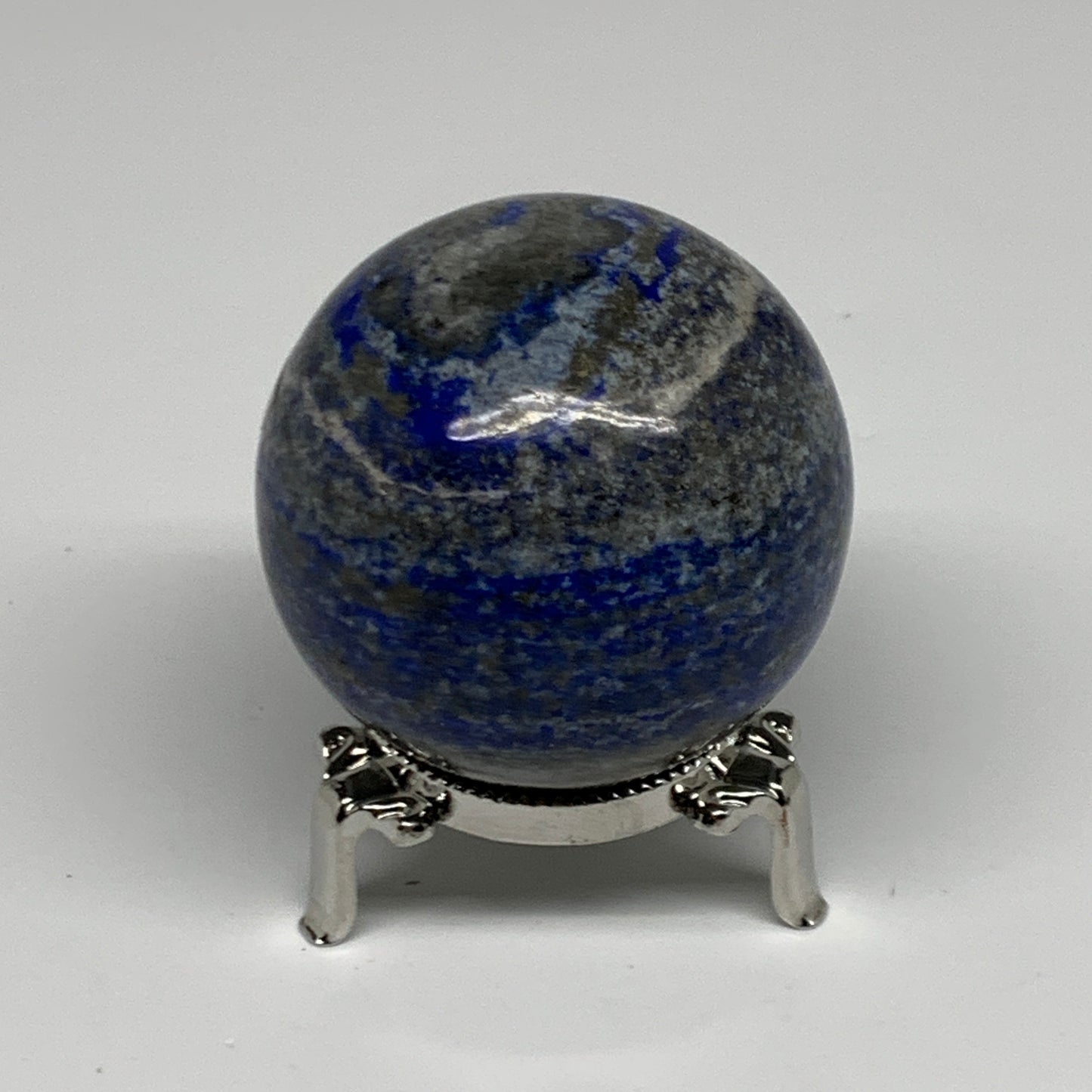 0.72 lbs, 2.3" (59mm), Lapis Lazuli Sphere Ball Gemstone @Afghanistan, B33148