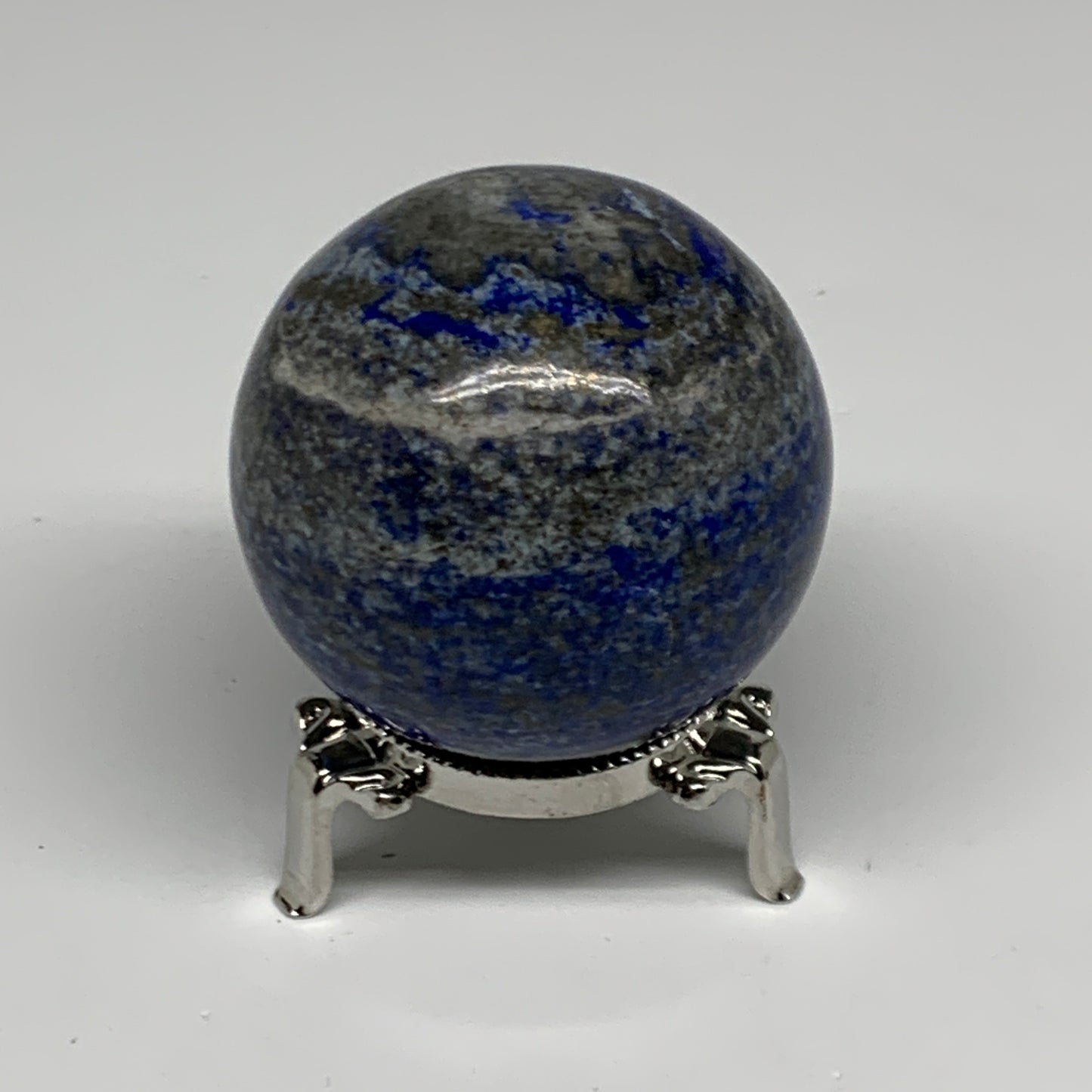 0.72 lbs, 2.3" (59mm), Lapis Lazuli Sphere Ball Gemstone @Afghanistan, B33148