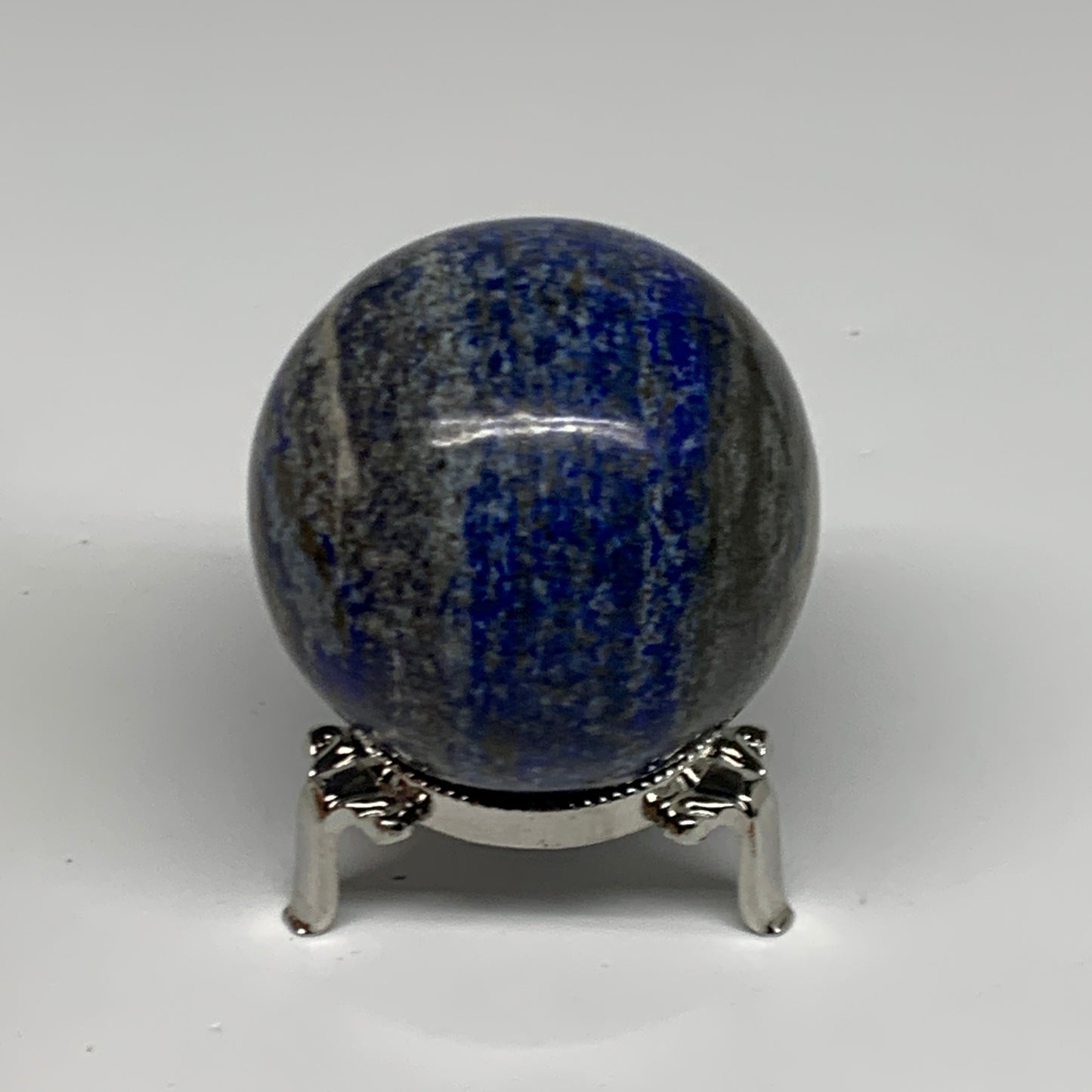 0.72 lbs, 2.3" (59mm), Lapis Lazuli Sphere Ball Gemstone @Afghanistan, B33148
