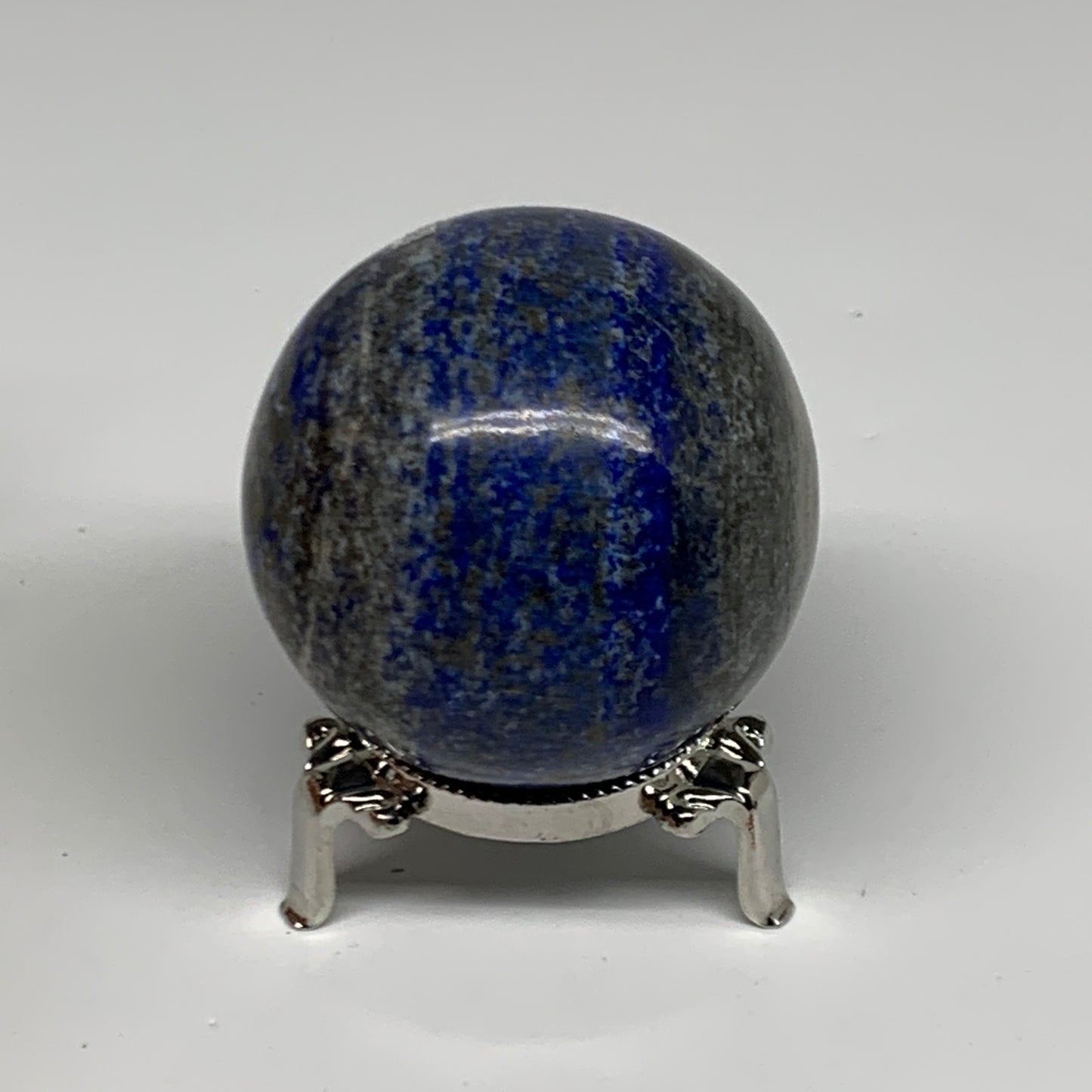 0.72 lbs, 2.3" (59mm), Lapis Lazuli Sphere Ball Gemstone @Afghanistan, B33148