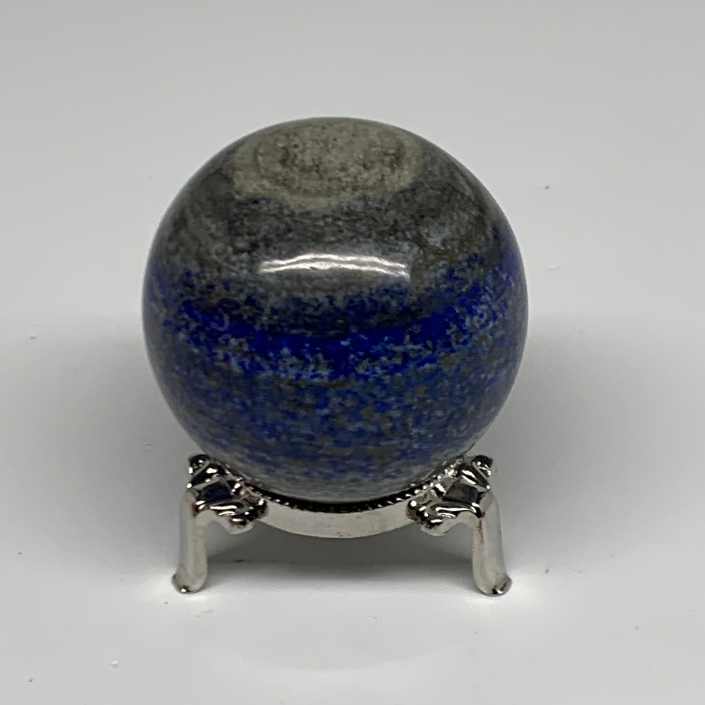 0.72 lbs, 2.3" (59mm), Lapis Lazuli Sphere Ball Gemstone @Afghanistan, B33148