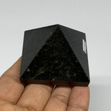 133.1g, 1.5"x1.9"x1.9", Black Tourmaline Pyramid Gemstone,Healing Crystal, B3184