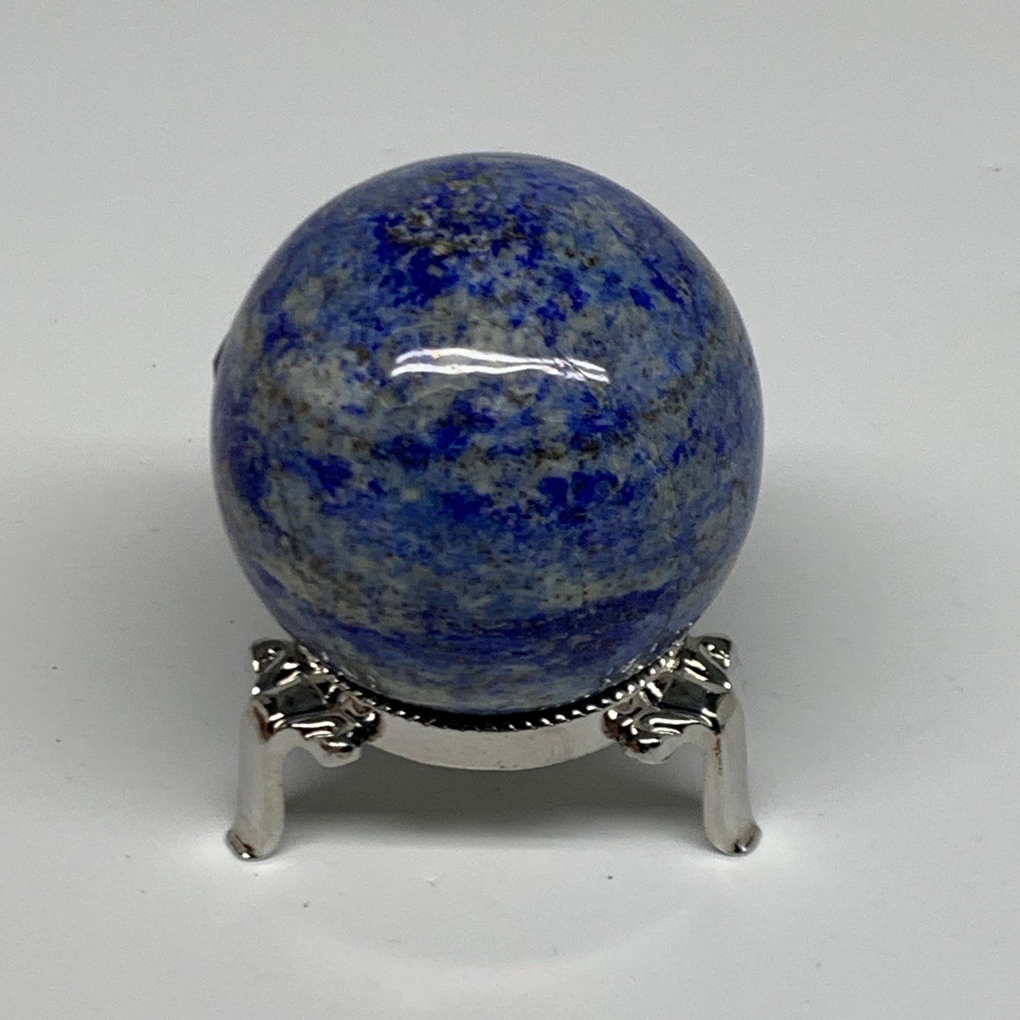 0.55 lbs, 2.1" (54mm), Lapis Lazuli Sphere Ball Gemstone @Afghanistan, B33149