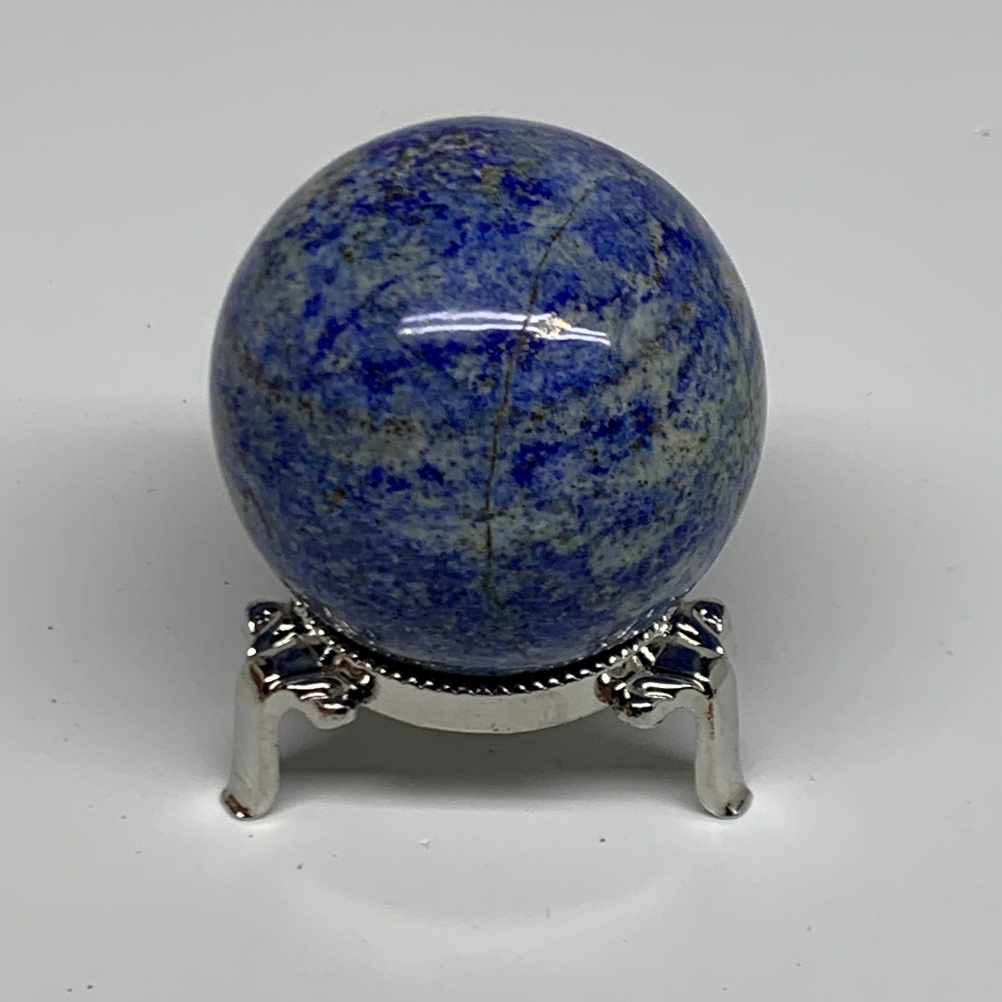 0.55 lbs, 2.1" (54mm), Lapis Lazuli Sphere Ball Gemstone @Afghanistan, B33149