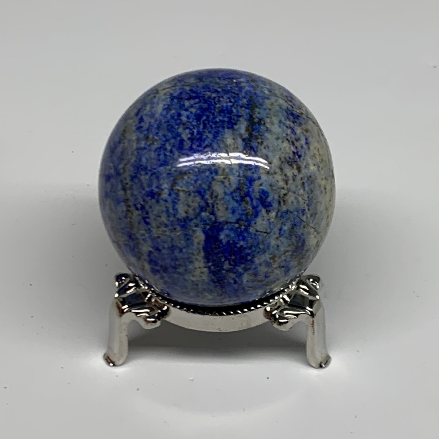 0.55 lbs, 2.1" (54mm), Lapis Lazuli Sphere Ball Gemstone @Afghanistan, B33149