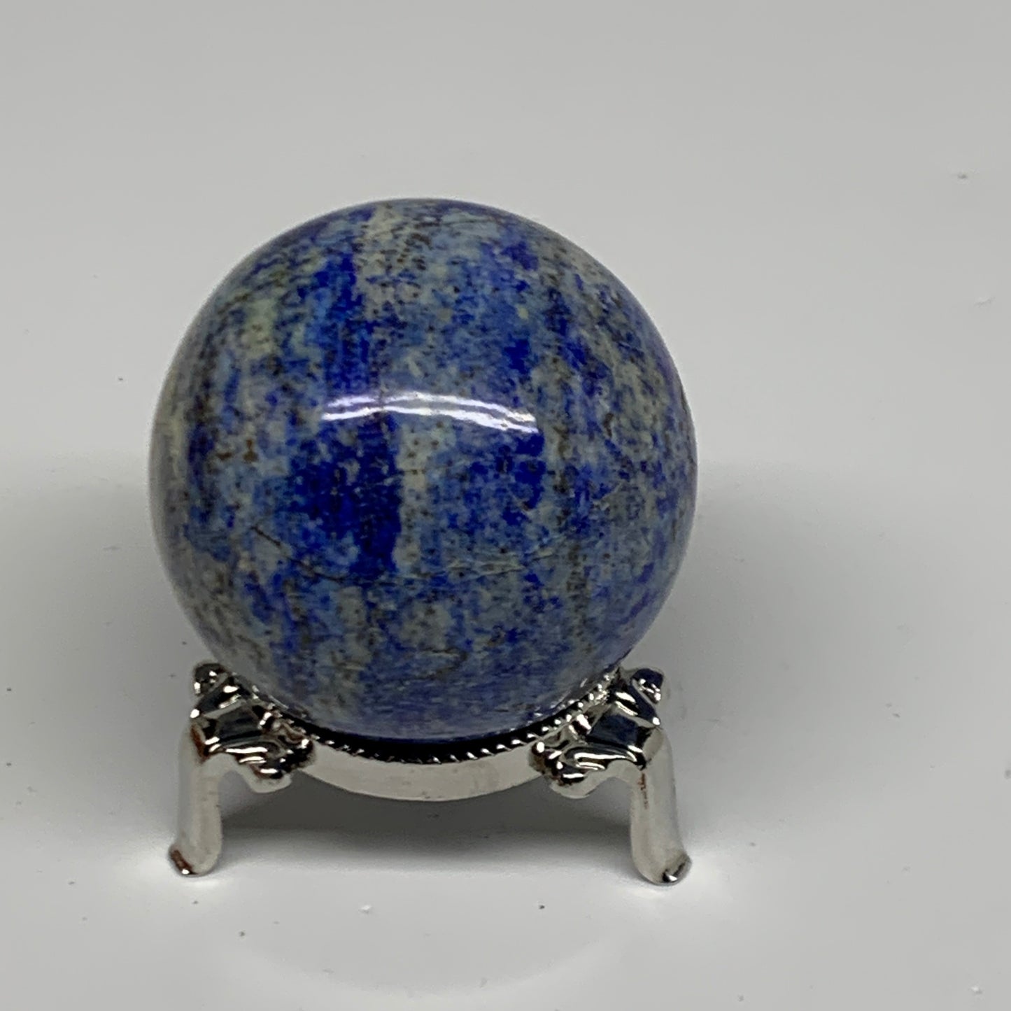 0.55 lbs, 2.1" (54mm), Lapis Lazuli Sphere Ball Gemstone @Afghanistan, B33149