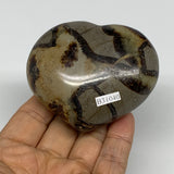 0.49 lbs, 2.5"x2.9"x1.3" Septarian Nodules Heart Polished Healing Crystal, B3104