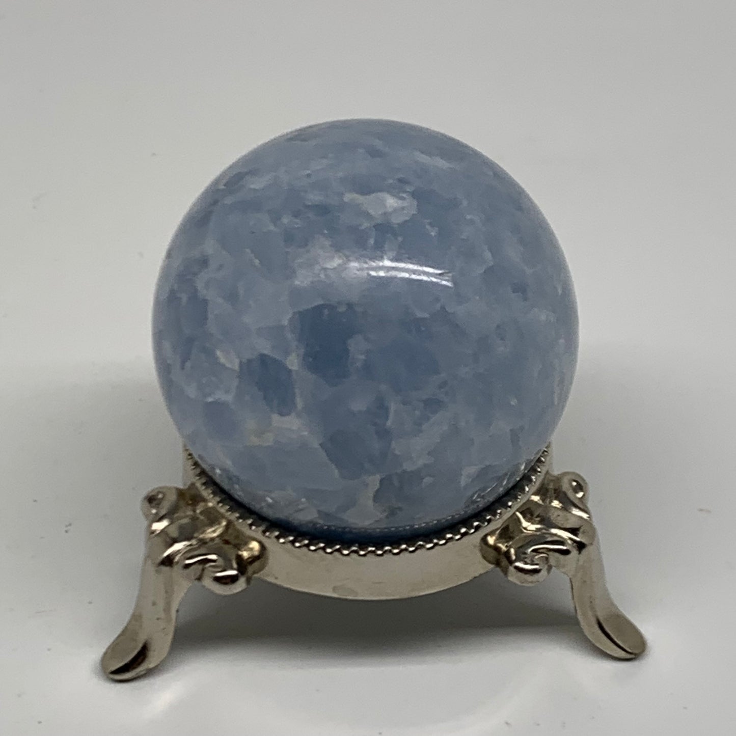 0.37 lbs, 1.9" (50mm), Blue Calcite Spheres Gemstones, B38371