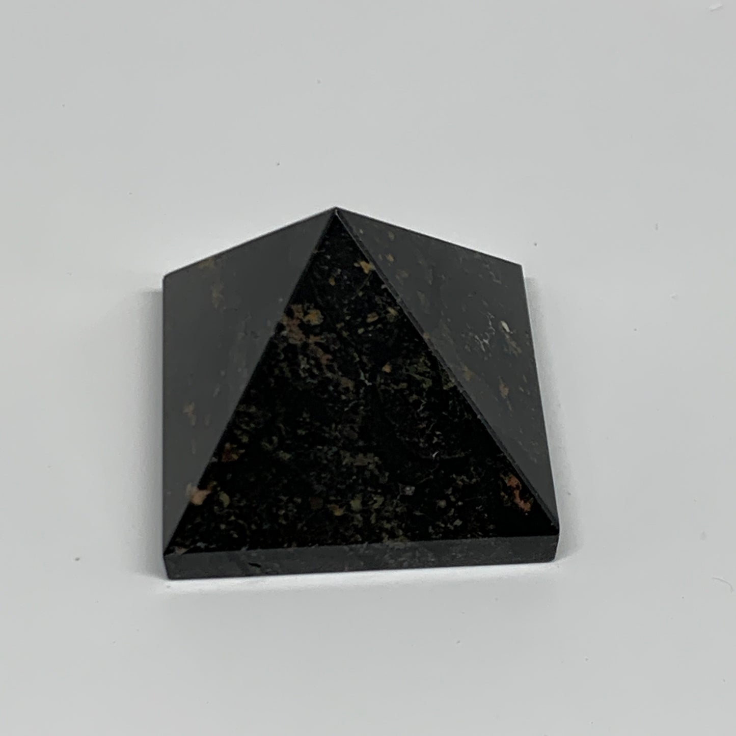 103.8g, 1.4"x1.8"x1.9", Black Tourmaline Pyramid Gemstone,Healing Crystal, B3184