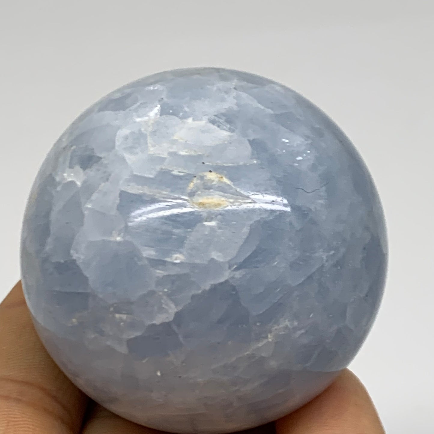 0.39 lbs, 2" (49mm), Blue Calcite Spheres Gemstones, B38373