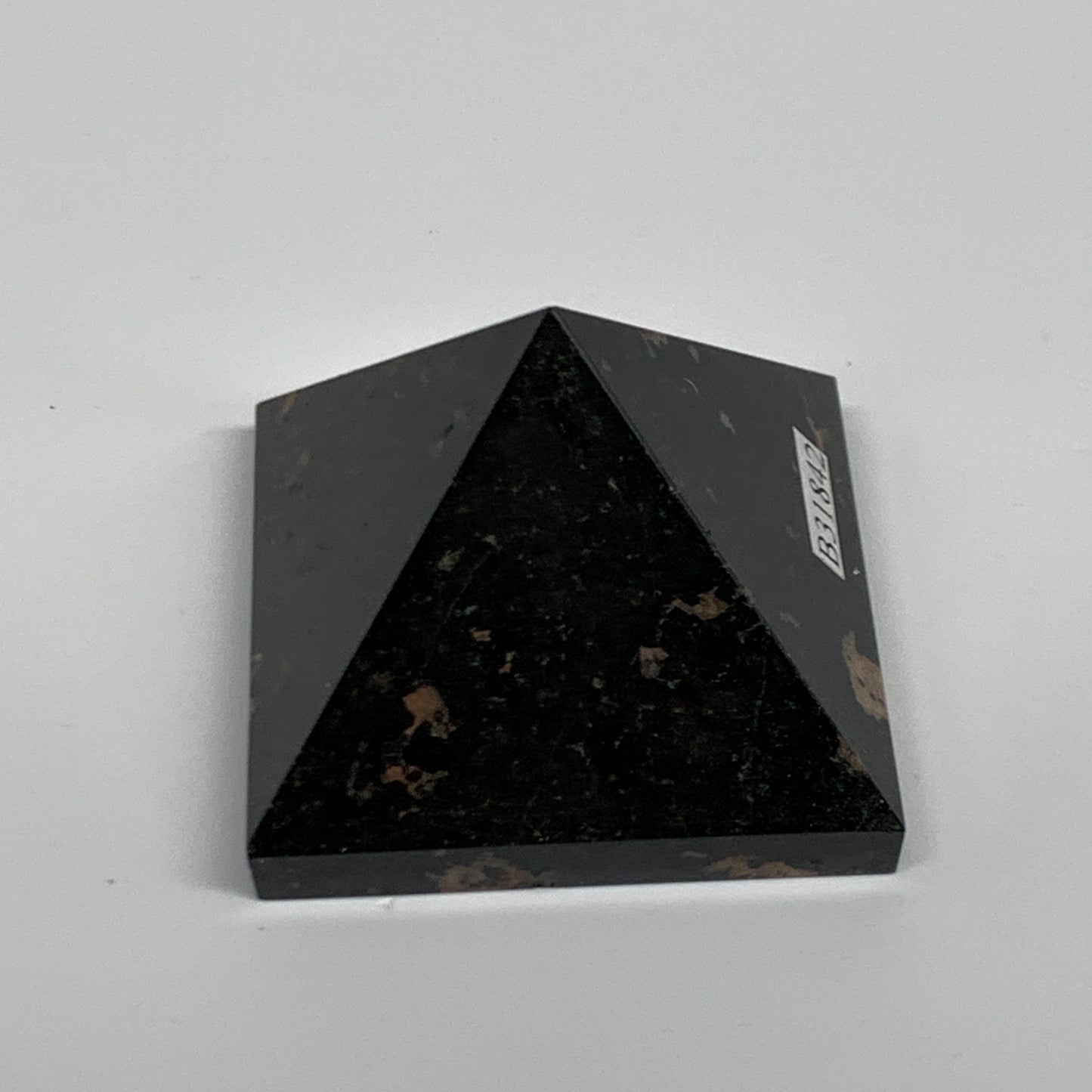 108.9g, 1.4"x1.8"x1.8", Black Tourmaline Pyramid Gemstone,Healing Crystal, B3184