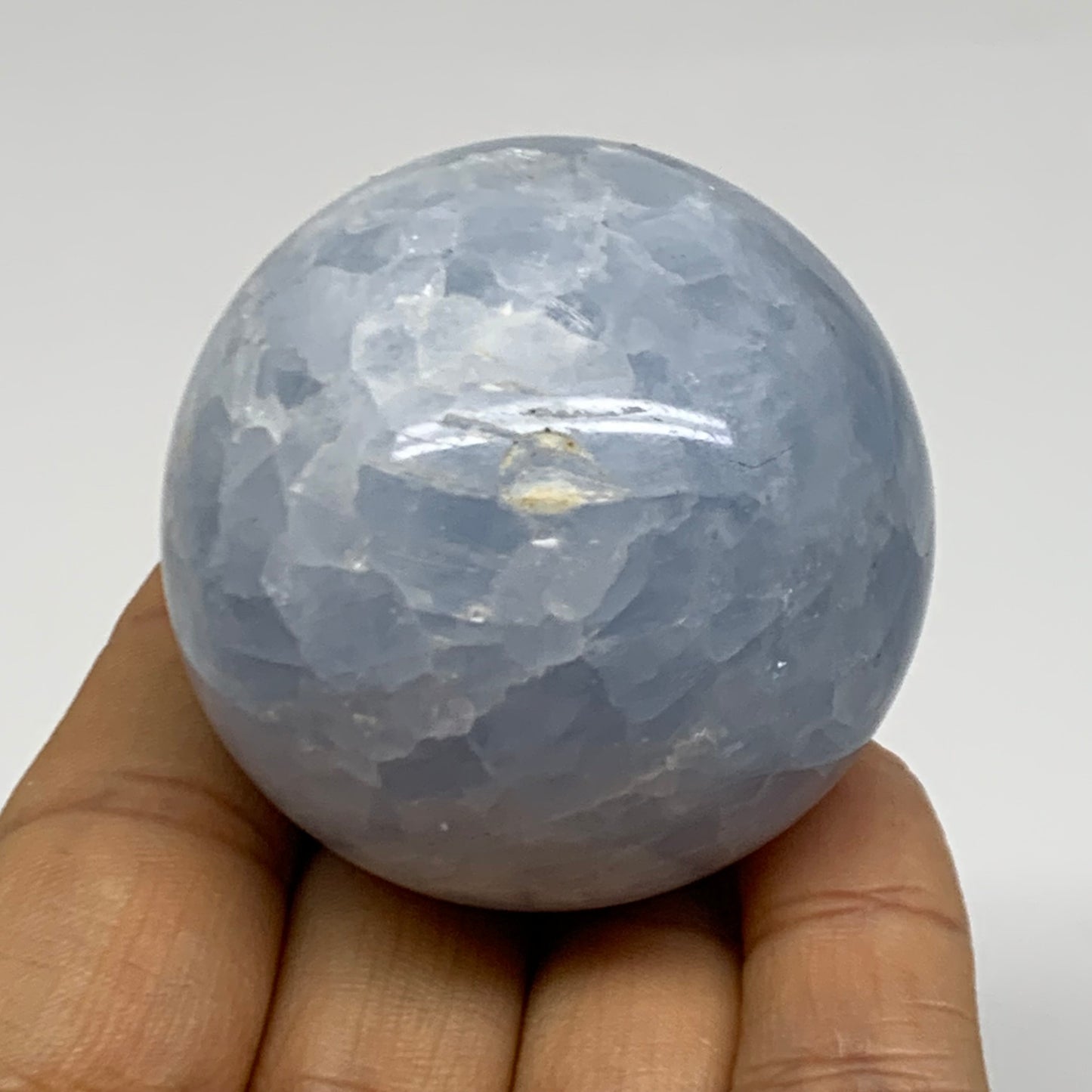 0.39 lbs, 2" (49mm), Blue Calcite Spheres Gemstones, B38373