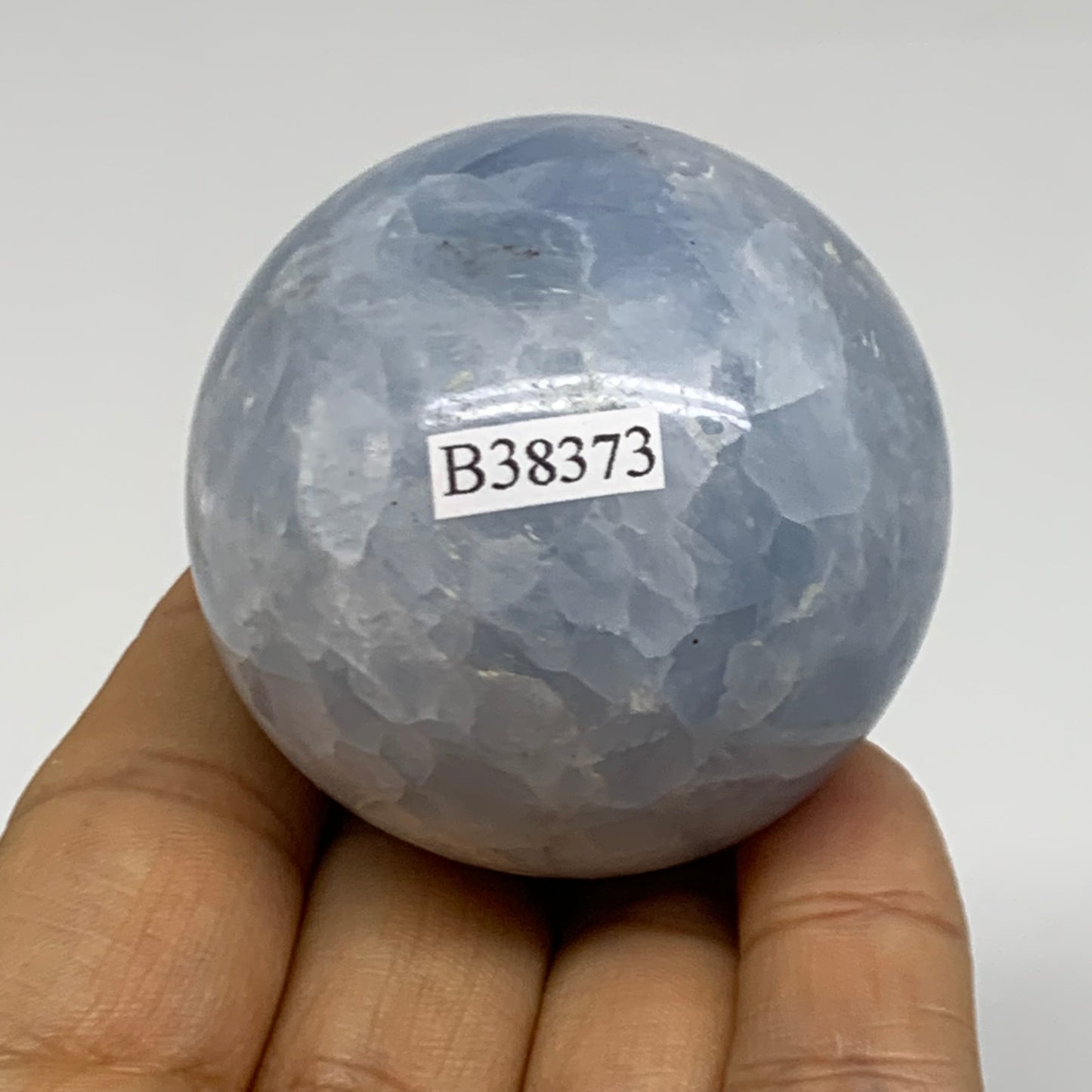 0.39 lbs, 2" (49mm), Blue Calcite Spheres Gemstones, B38373