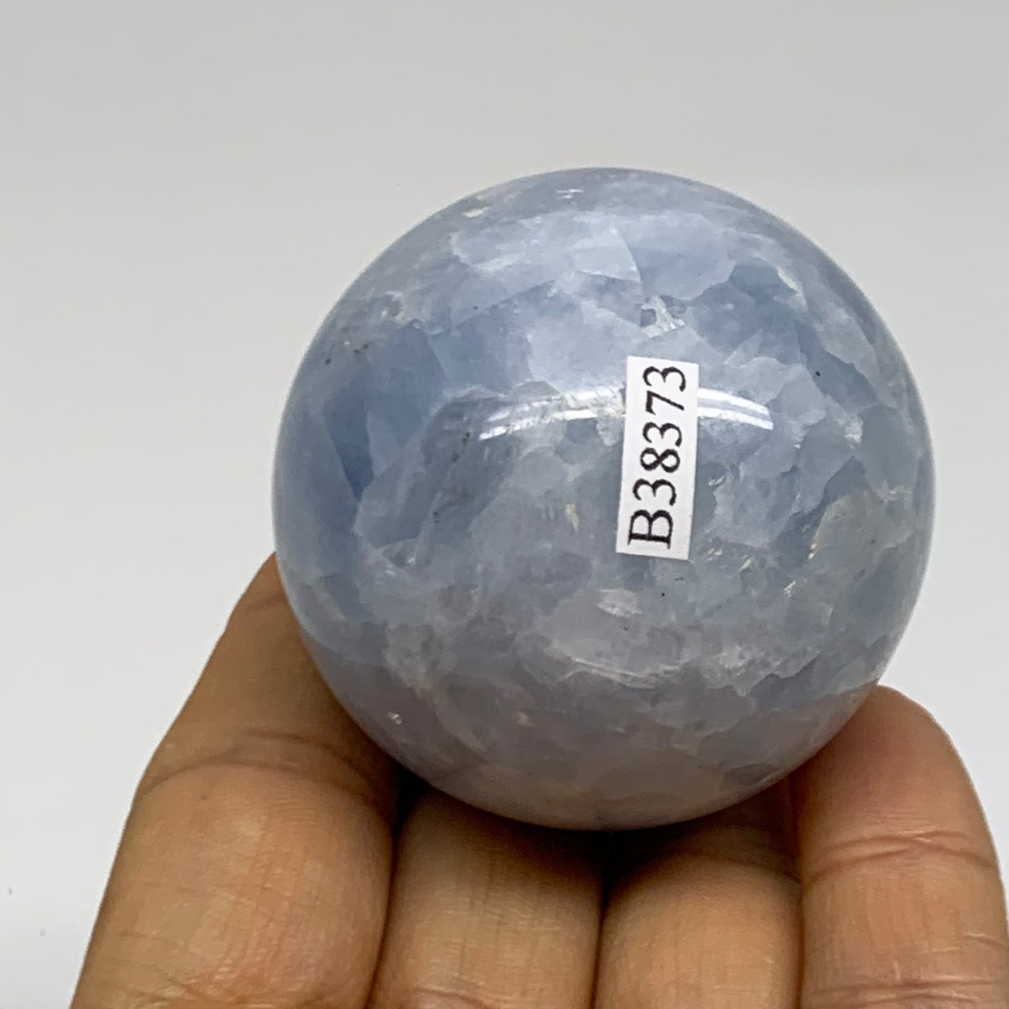 0.39 lbs, 2" (49mm), Blue Calcite Spheres Gemstones, B38373