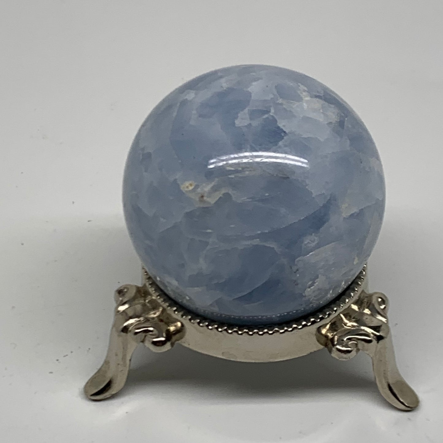 0.39 lbs, 2" (49mm), Blue Calcite Spheres Gemstones, B38373