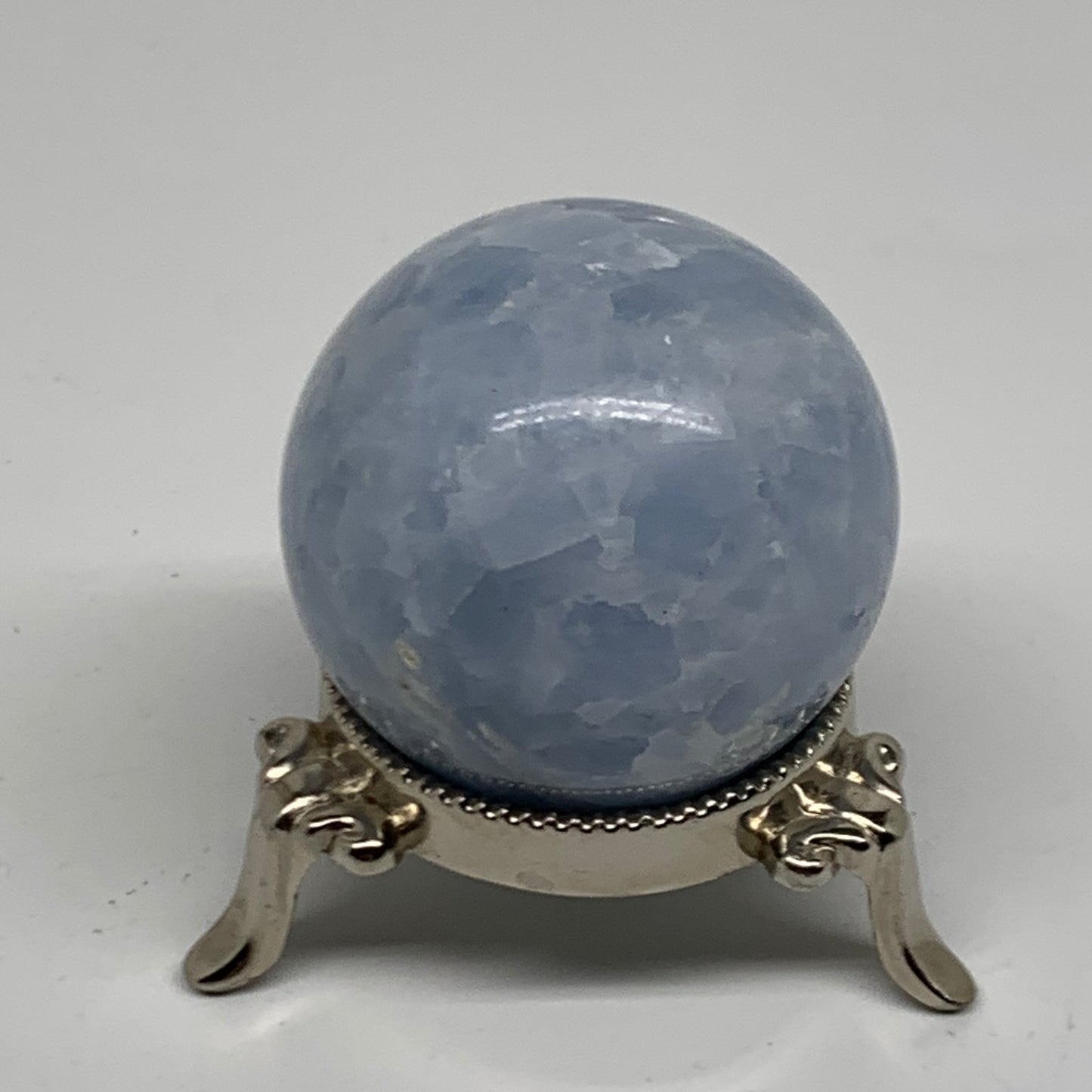 0.39 lbs, 2" (49mm), Blue Calcite Spheres Gemstones, B38373