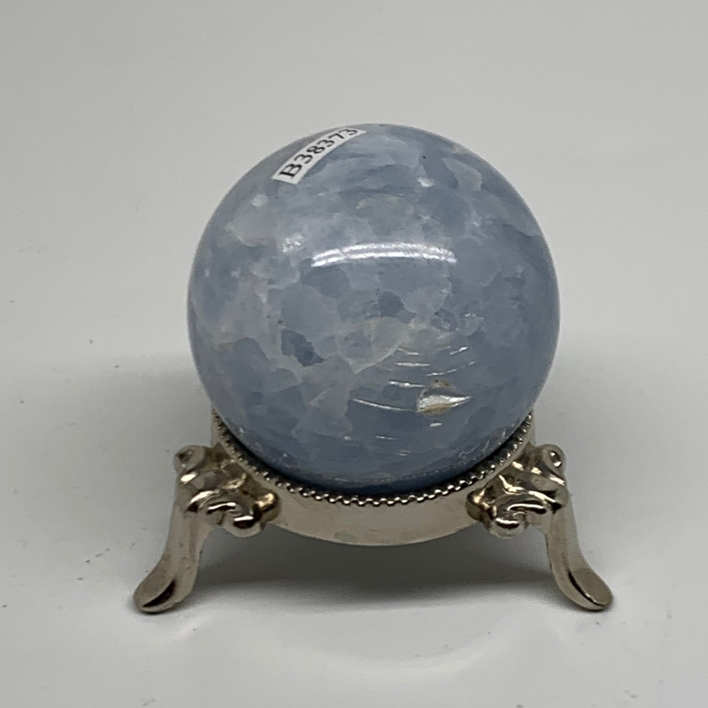 0.39 lbs, 2" (49mm), Blue Calcite Spheres Gemstones, B38373