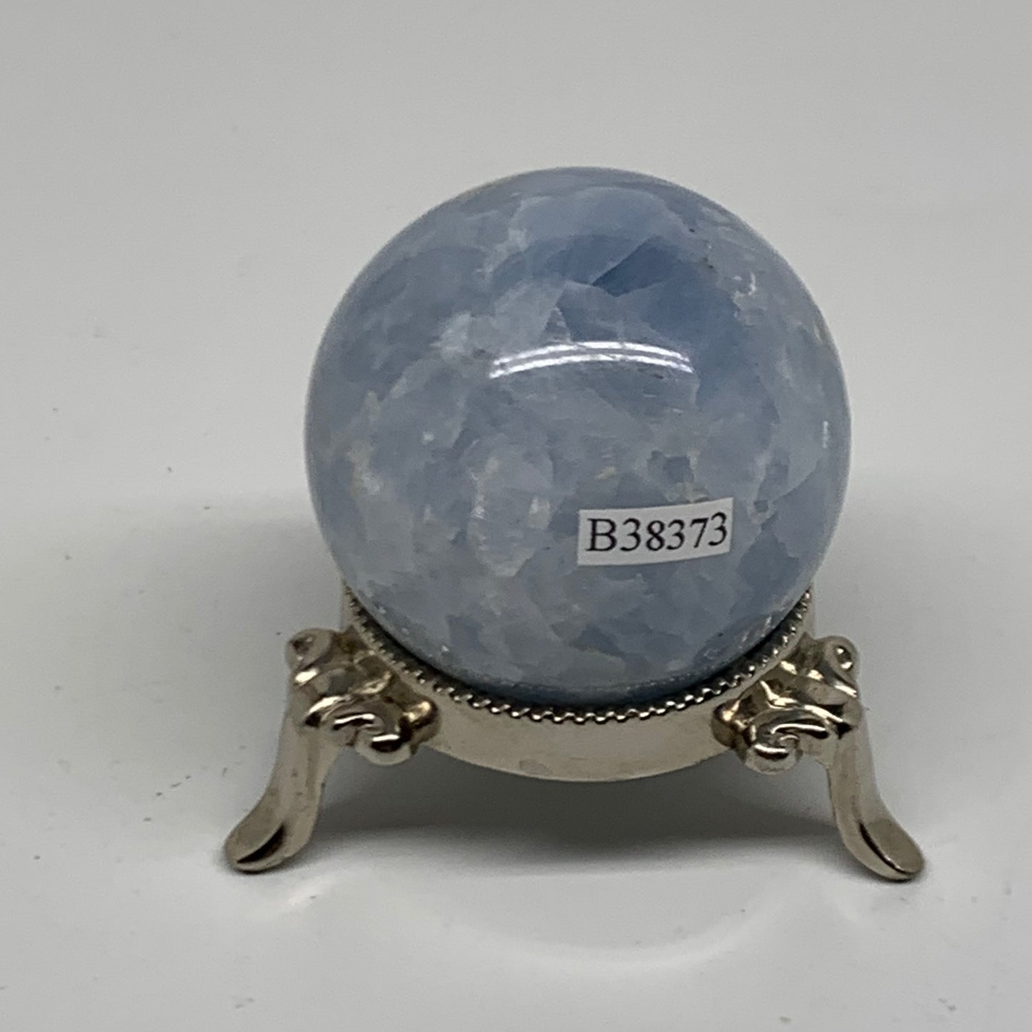 0.39 lbs, 2" (49mm), Blue Calcite Spheres Gemstones, B38373