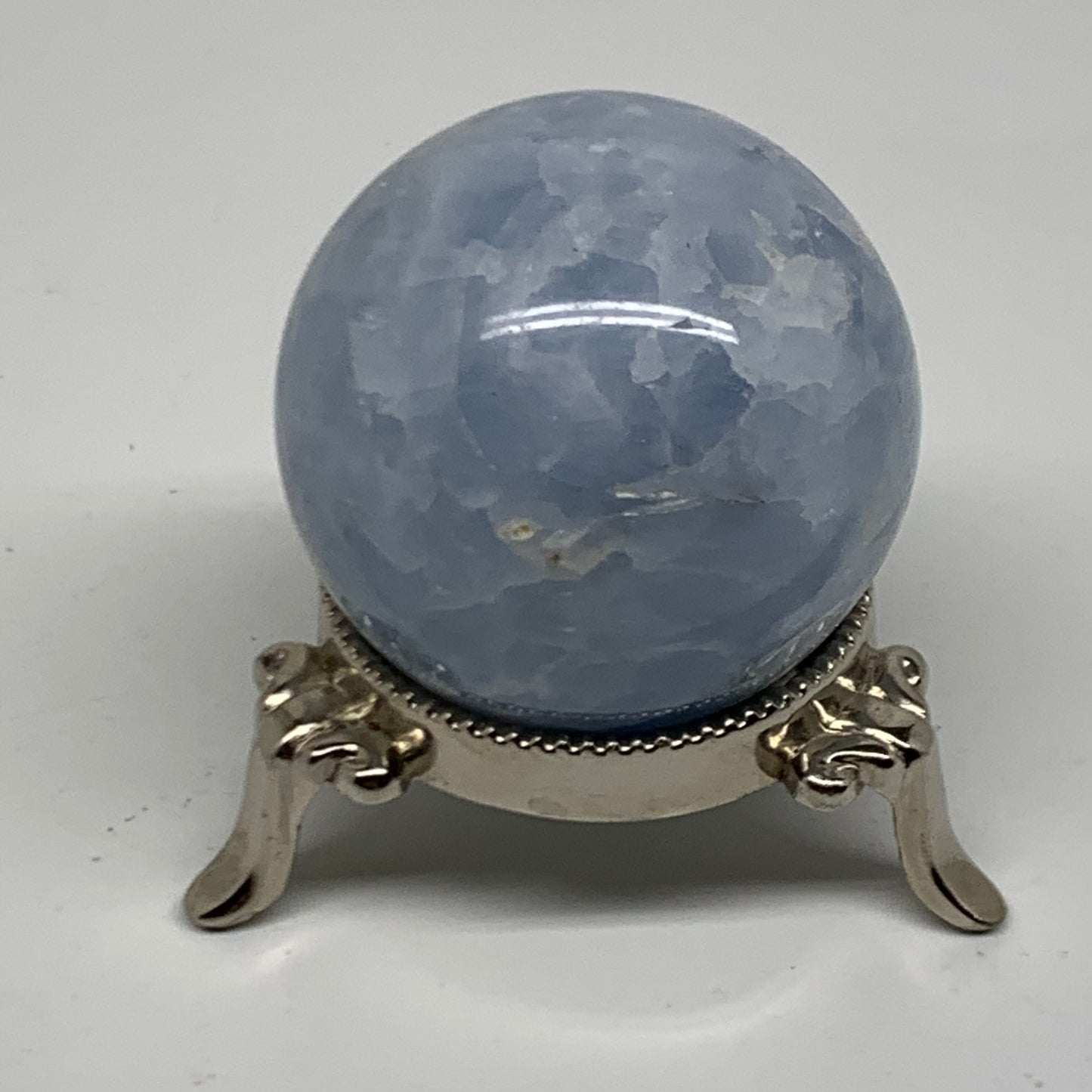 0.39 lbs, 2" (49mm), Blue Calcite Spheres Gemstones, B38373