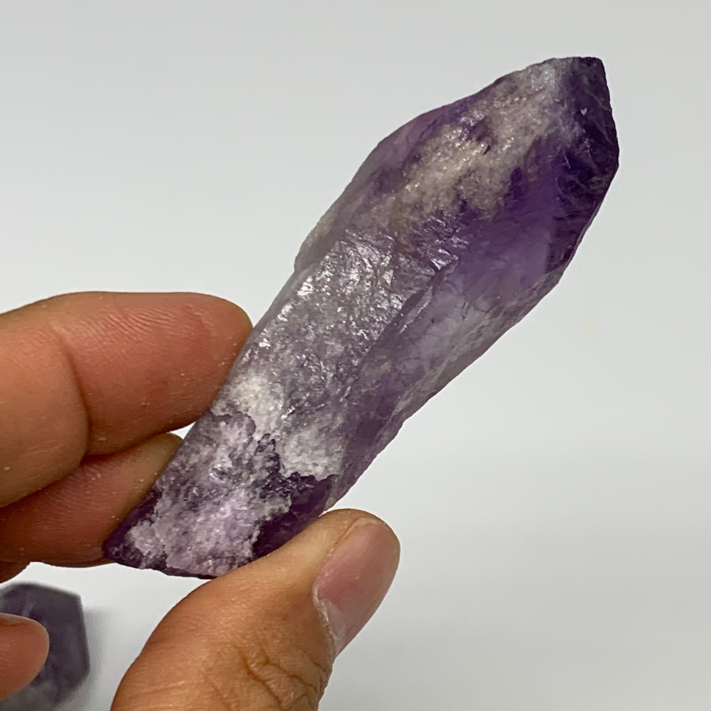 145.2g, 2.5" - 2.8", 4pcs, Amethyst Point Polished Rough lower part @Brazil, B28