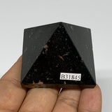 115.5g, 1.5"x1.9"x1.9", Black Tourmaline Pyramid Gemstone,Healing Crystal, B3184