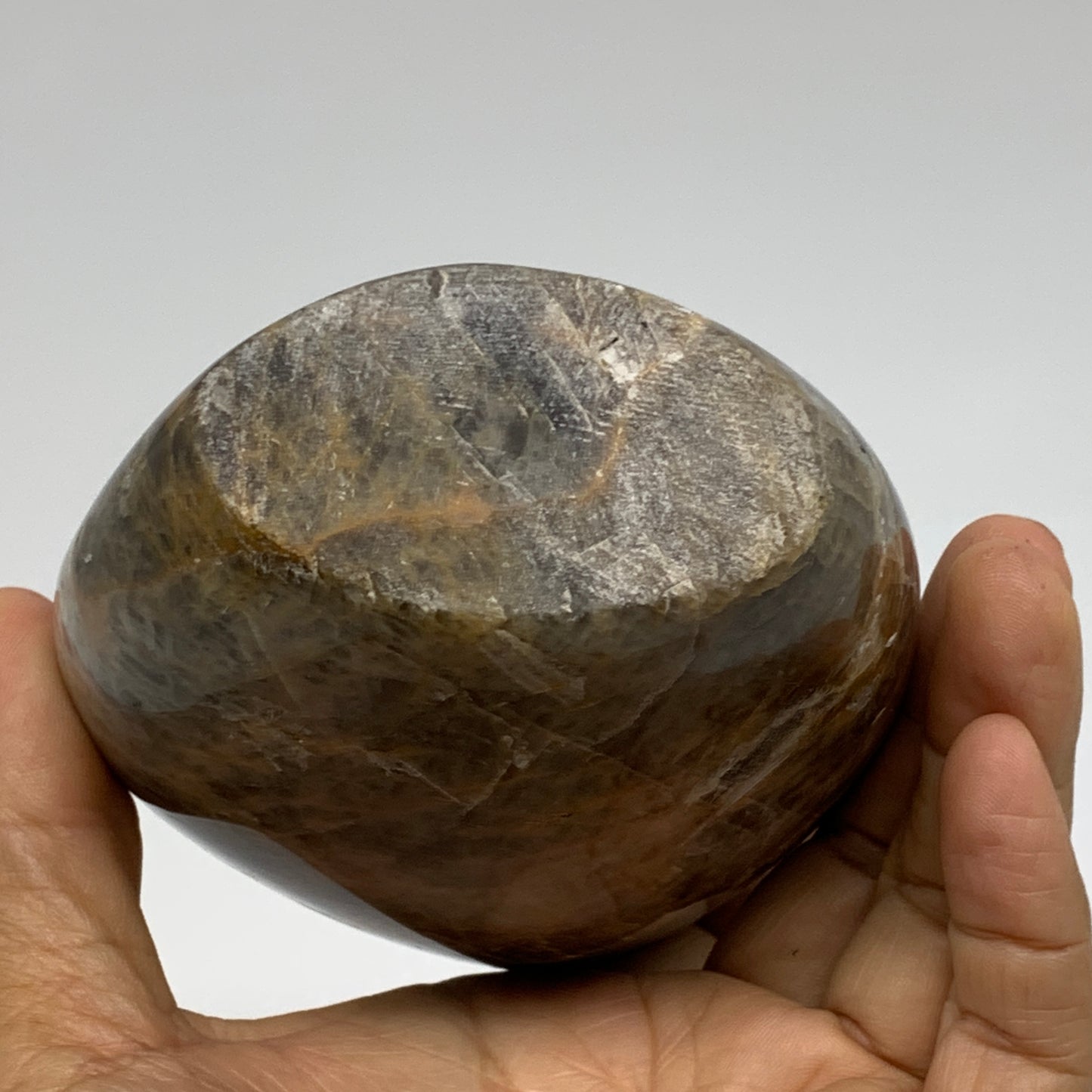 1.79 lbs, 5"x3.5"x2.1", Black Moonstone Freeform Polished Crystal, B37514