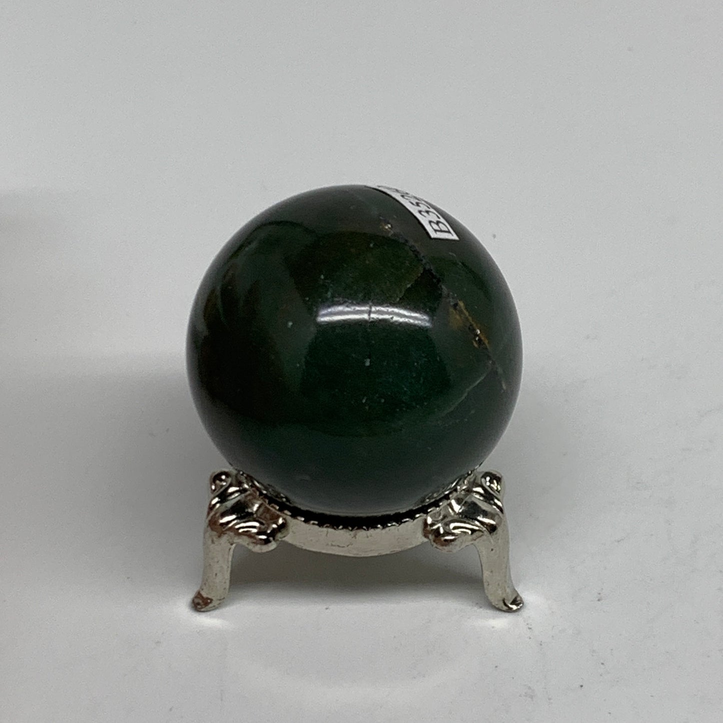 93g, 1.6"(40mm) Green Zade Stone Sphere Gemstone,Healing Crystal, B35260