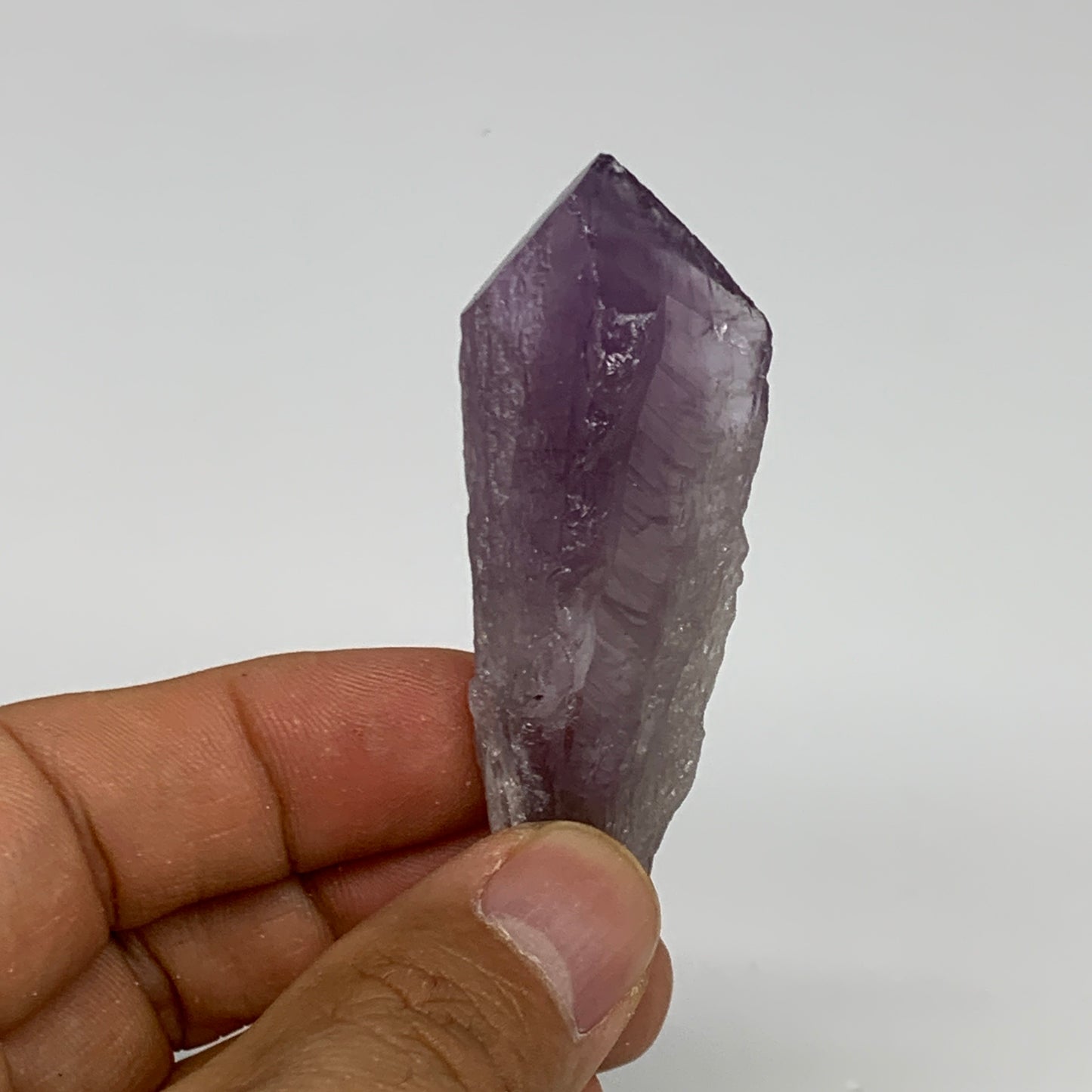 122.8g, 2.3" - 2.7", 7pcs, Amethyst Point Polished Rough lower part @Brazil, B28