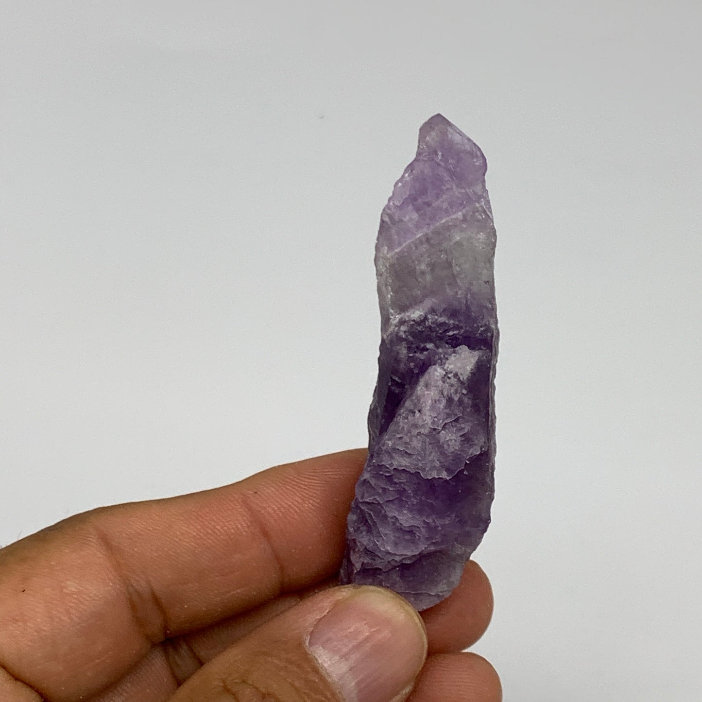 122.8g, 2.3" - 2.7", 7pcs, Amethyst Point Polished Rough lower part @Brazil, B28