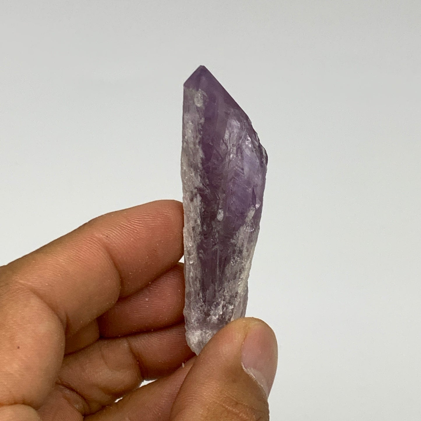 122.8g, 2.3" - 2.7", 7pcs, Amethyst Point Polished Rough lower part @Brazil, B28