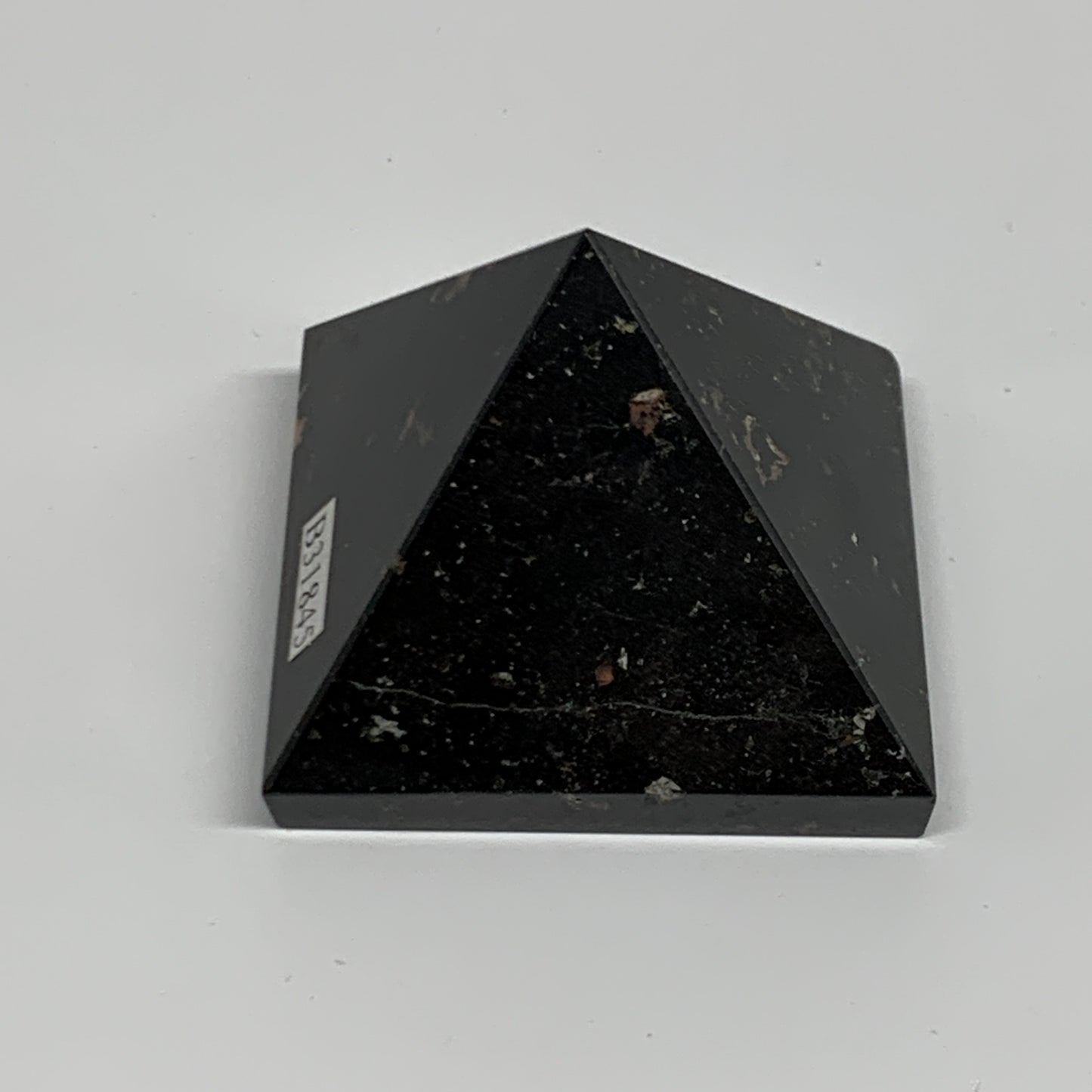 115.5g, 1.5"x1.9"x1.9", Black Tourmaline Pyramid Gemstone,Healing Crystal, B3184