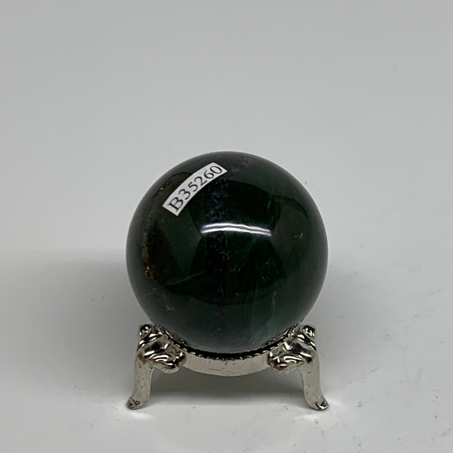 93g, 1.6"(40mm) Green Zade Stone Sphere Gemstone,Healing Crystal, B35260