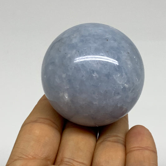 0.40 lbs, 2" (50mm), Blue Calcite Spheres Gemstones, B38376