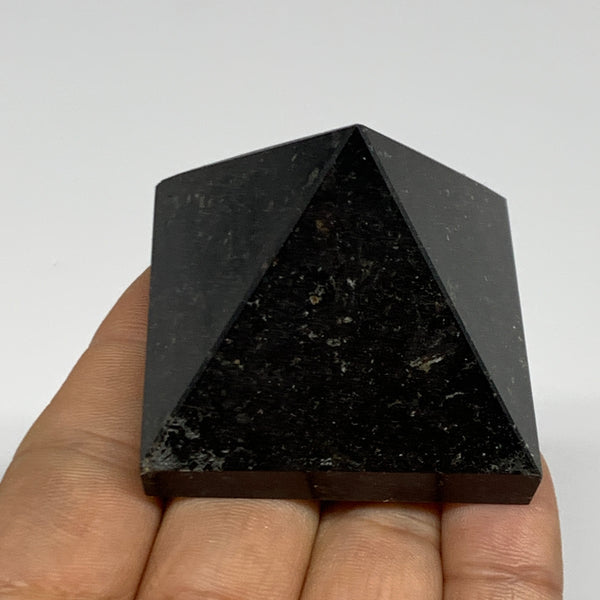 119.4g, 1.5"x1.8"x1.8", Black Tourmaline Pyramid Gemstone,Healing Crystal, B3184