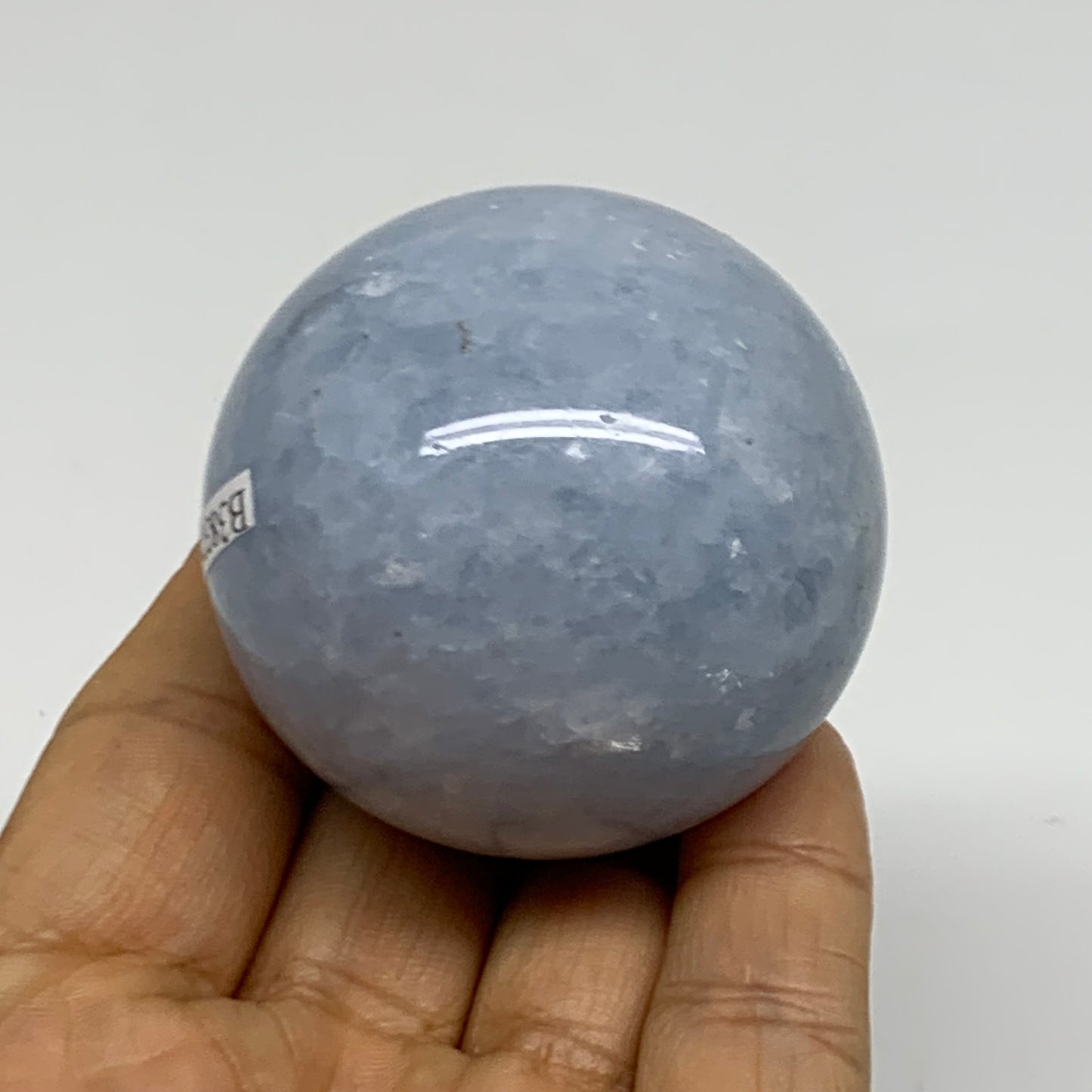 0.40 lbs, 2" (50mm), Blue Calcite Spheres Gemstones, B38376