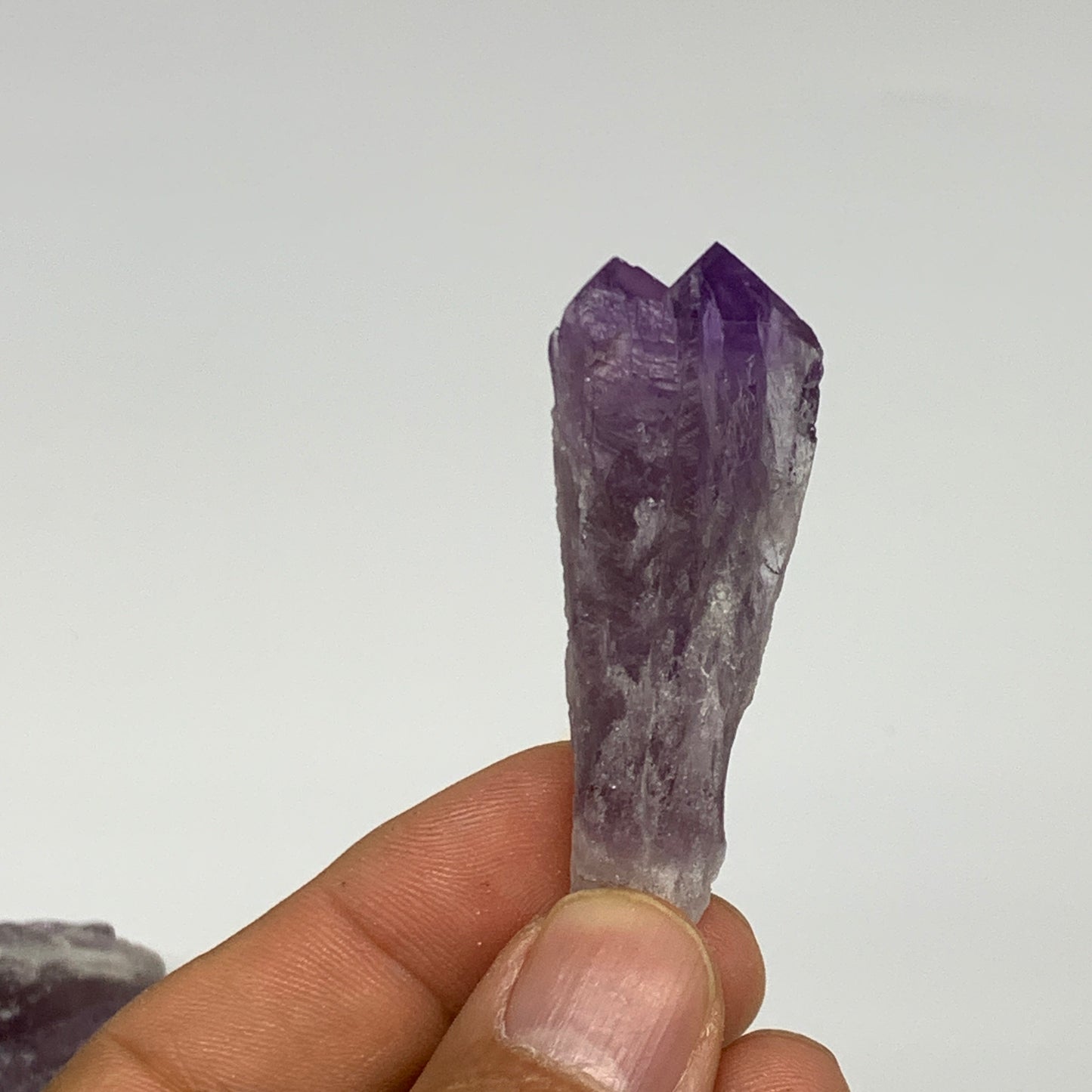 132.9g, 1.9" - 2.5", 7pcs, Amethyst Point Polished Rough lower part @Brazil, B28